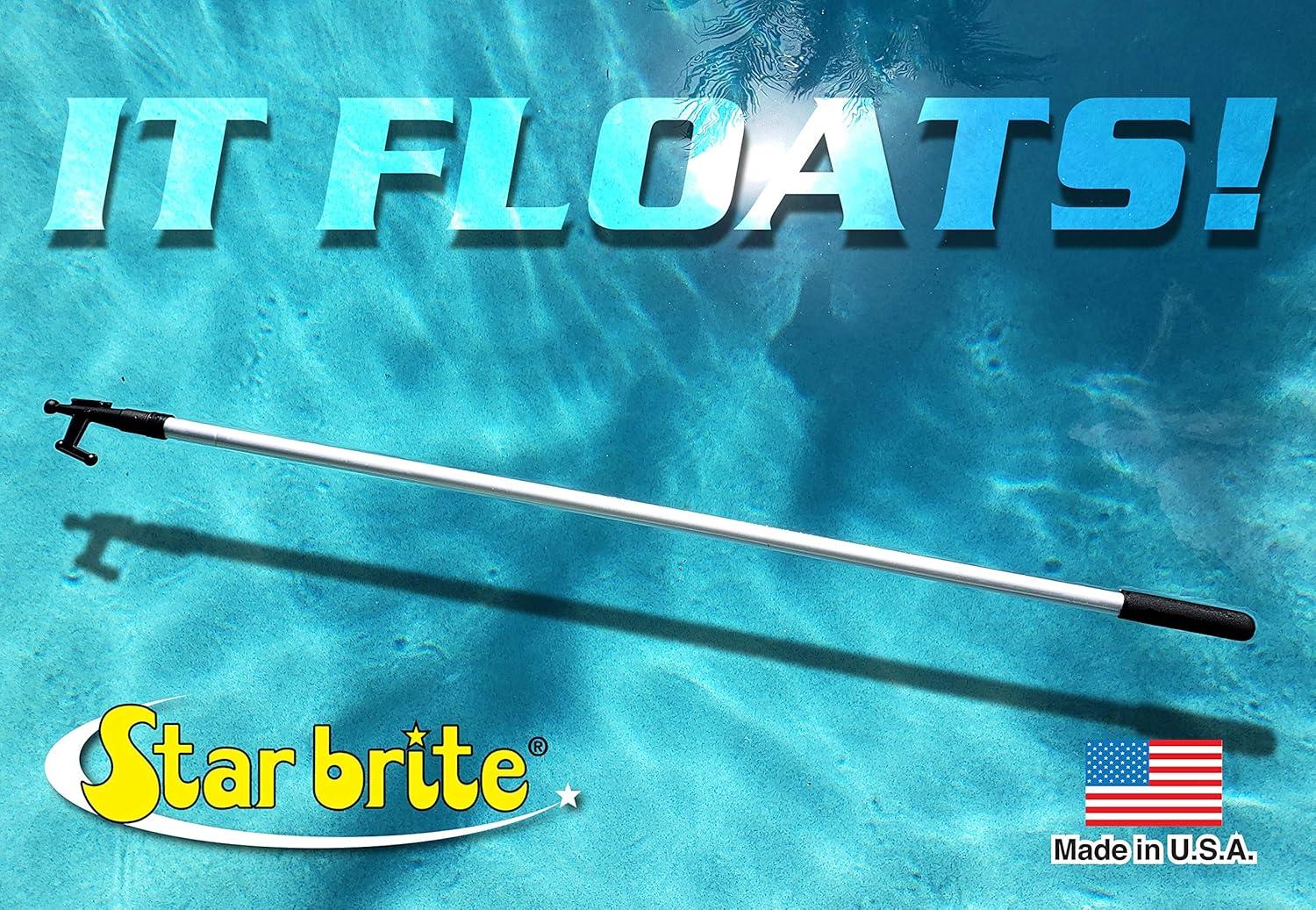 image:imageSTAR BRITE Boaters Combo Set Boat Brush Boat Hook Telescoping Handle Boat Scuff Eraser 2 Pack amp Giant SpongeBlue Medium