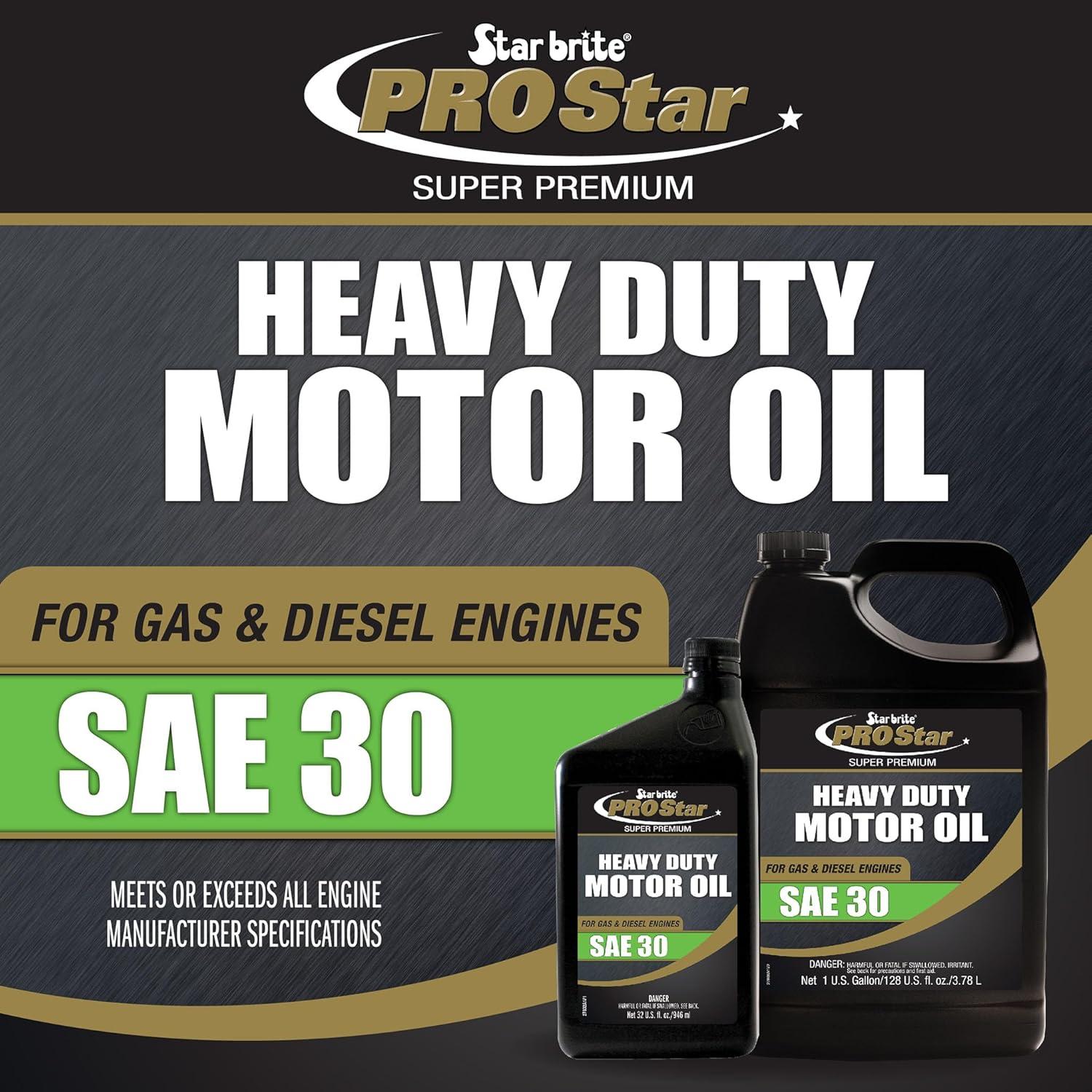 image:imageSTAR BRITE Pro Star Super Premium Motor Oil SAE 15W40 High Performance HeavyDuty Engine Protection Meets API CI CJ4 amp MoreSAE 30