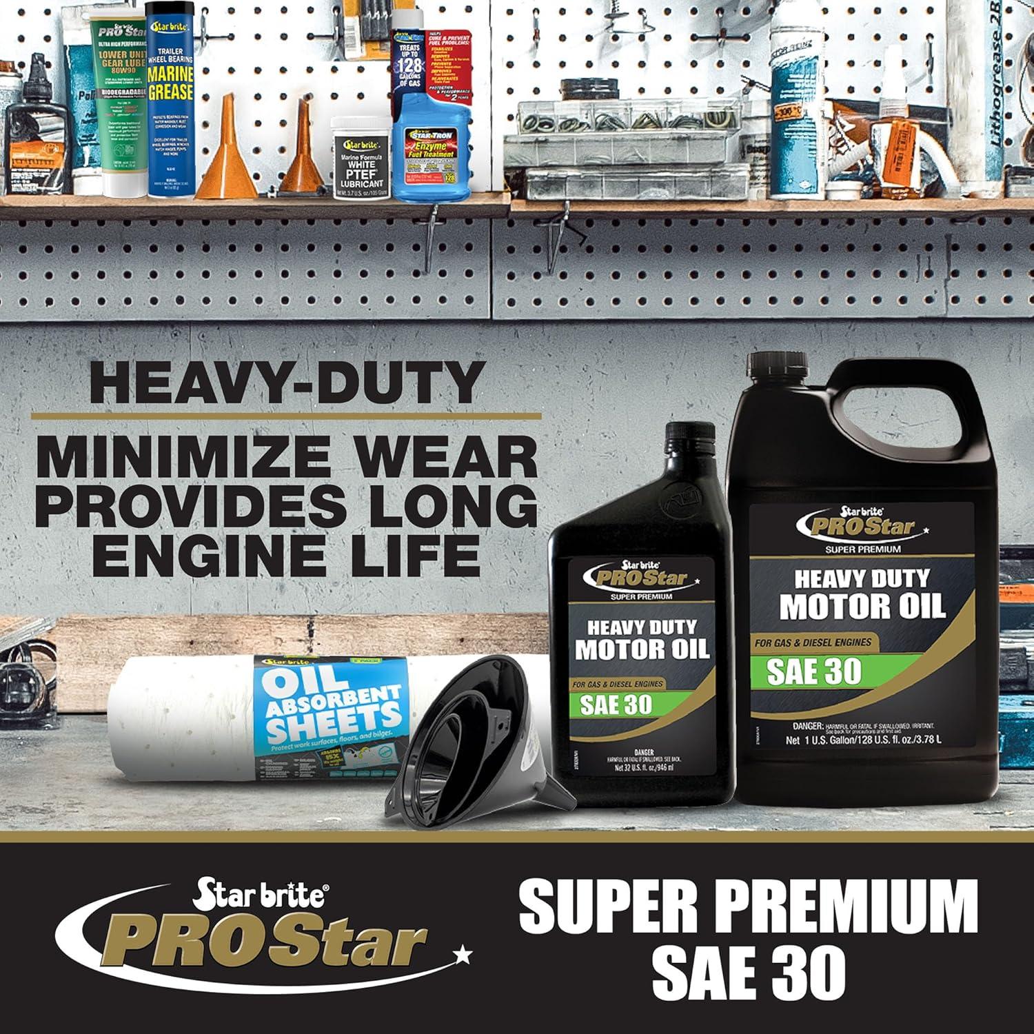 image:imageSTAR BRITE Pro Star Super Premium Motor Oil SAE 15W40 High Performance HeavyDuty Engine Protection Meets API CI CJ4 amp MoreSAE 30