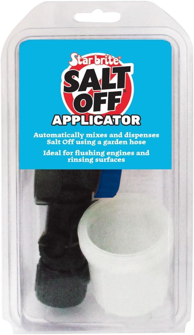 image:imageSTAR BRITE Salt Off Kit Applicator amp 32 OZ Concentrate for Marine Engine Flush amp Salt Removal on Boats Trailers Fishing Gear Dive Equipment and MoreMixerApplicator 6 Pack