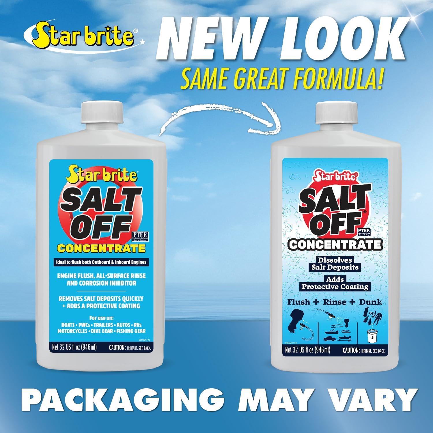 image:imageSTAR BRITE Salt Off Kit Applicator amp 32 OZ Concentrate for Marine Engine Flush amp Salt Removal on Boats Trailers Fishing Gear Dive Equipment and More32 OZ Kit