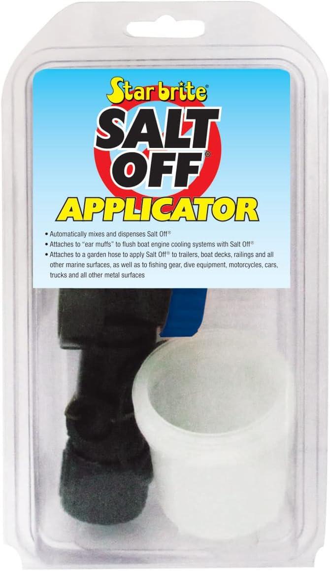 image:imageSTAR BRITE Salt Off Kit Applicator amp 32 OZ Concentrate for Marine Engine Flush amp Salt Removal on Boats Trailers Fishing Gear Dive Equipment and MoreMixerApplicator 6 Pack