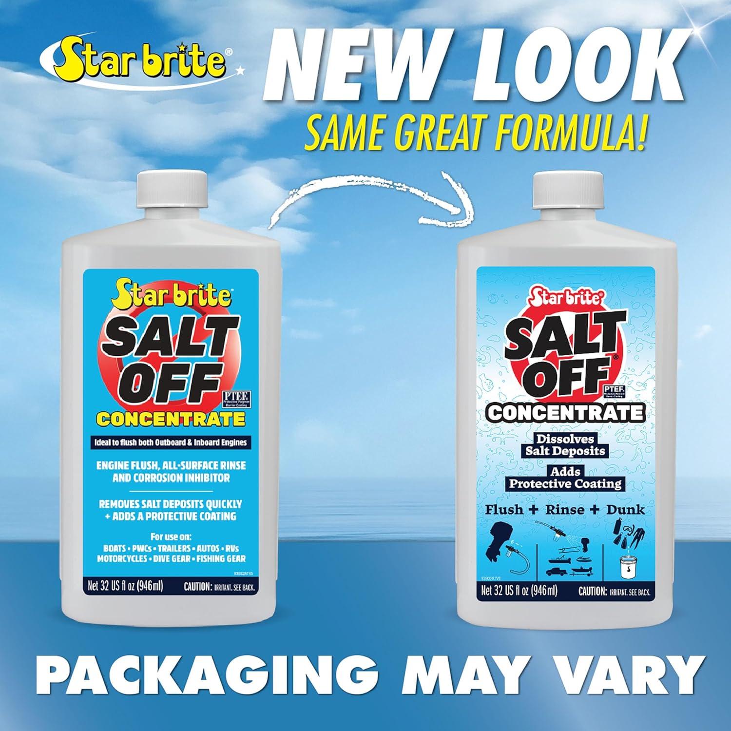 image:imageSTAR BRITE Salt Off Kit Applicator amp 32 OZ Concentrate for Marine Engine Flush amp Salt Removal on Boats Trailers Fishing Gear Dive Equipment and More32 Oz Concentrate
