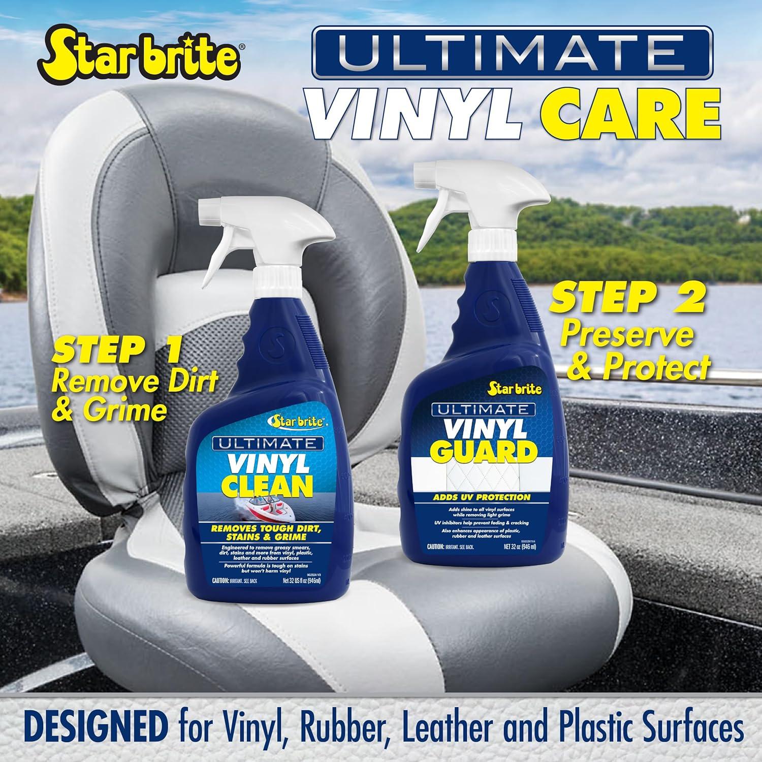 image:imageSTAR BRITE Ultimate Vinyl Clean Spray MultiSurface Cleaner for Auto RV Home amp Boat Upholstery Vinyl Rubber Leather Plastic Interior amp Exterior Trim 32 OZ 096232Spray