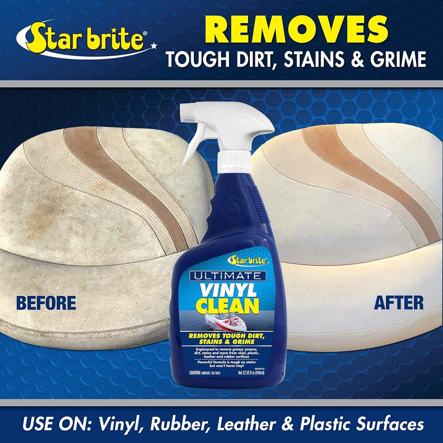 image:imageSTAR BRITE Ultimate Vinyl Clean Spray MultiSurface Cleaner for Auto RV Home amp Boat Upholstery Vinyl Rubber Leather Plastic Interior amp Exterior Trim 32 OZ 096232Spray
