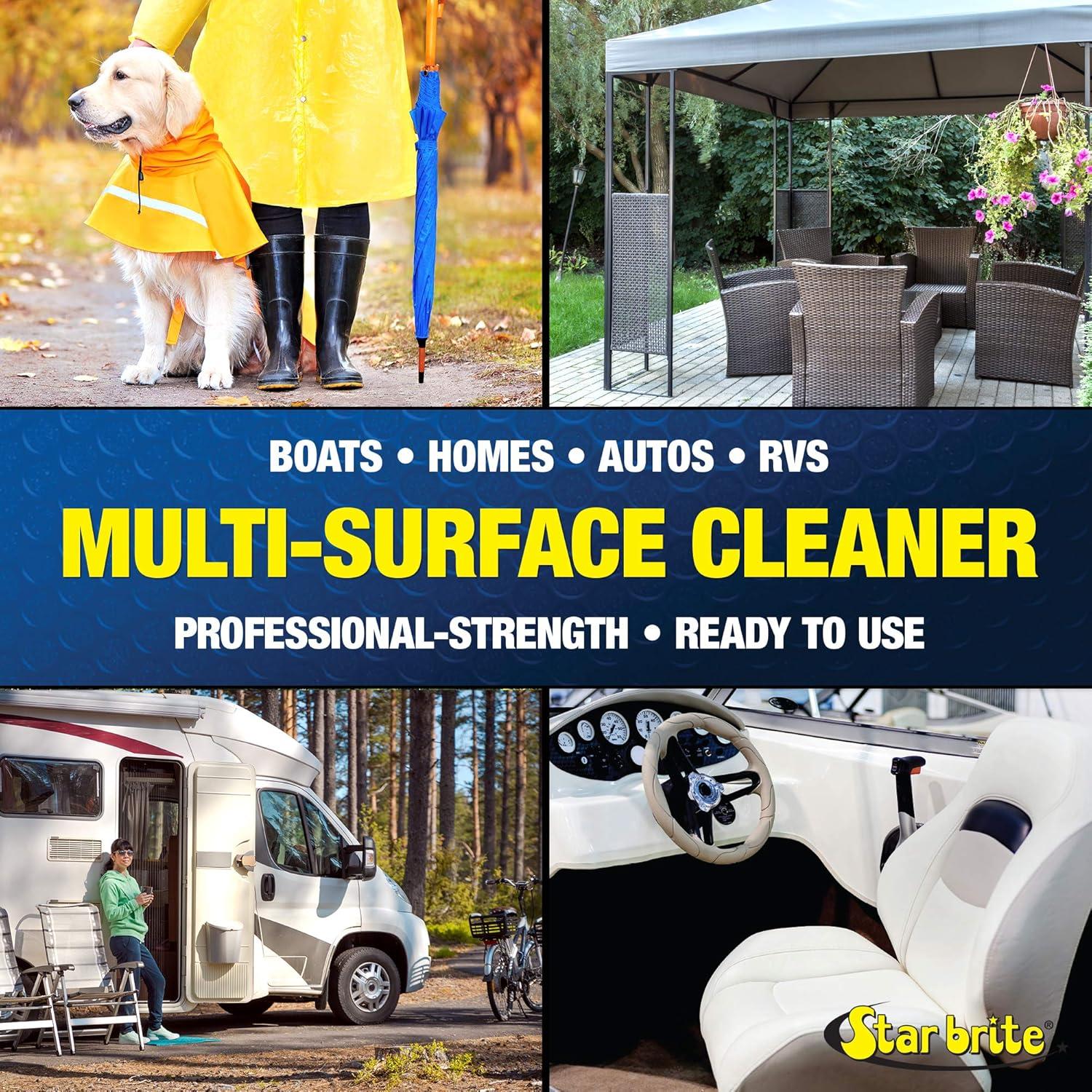 image:imageSTAR BRITE Ultimate Vinyl Clean Spray MultiSurface Cleaner for Auto RV Home amp Boat Upholstery Vinyl Rubber Leather Plastic Interior amp Exterior Trim 32 OZ 096232Spray