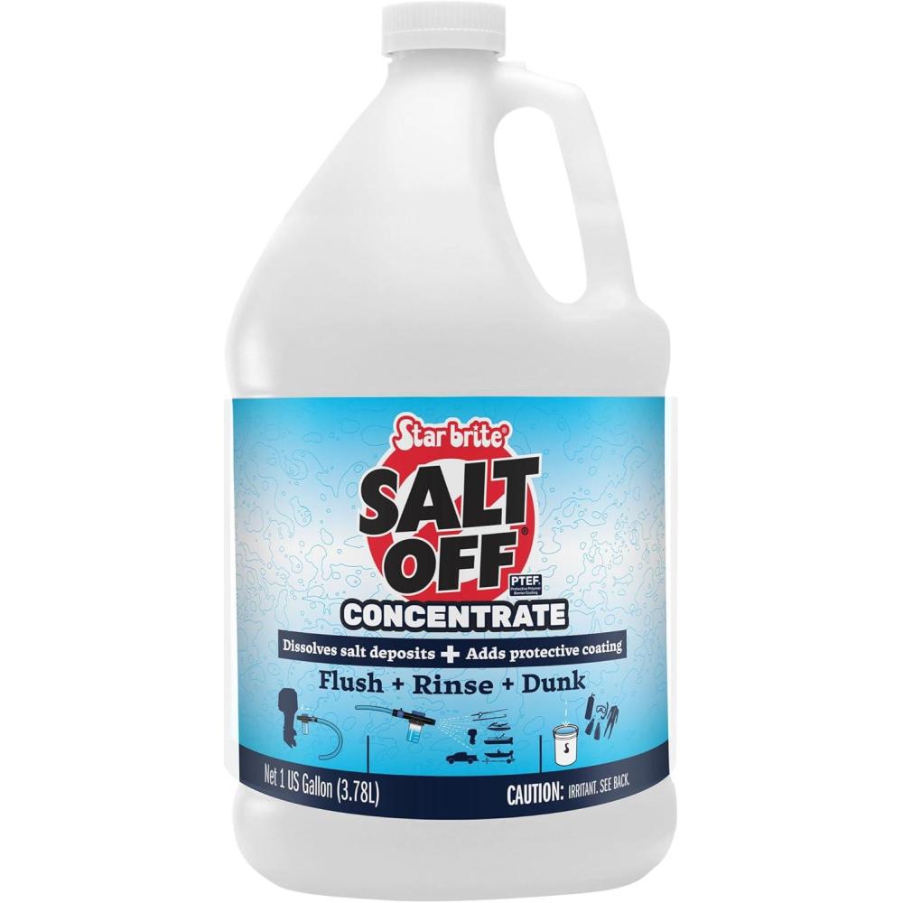 image:imageSTAR BRITE Salt Off Kit Applicator amp 32 OZ Concentrate for Marine Engine Flush amp Salt Removal on Boats Trailers Fishing Gear Dive Equipment and More1 Gallon Concentrate