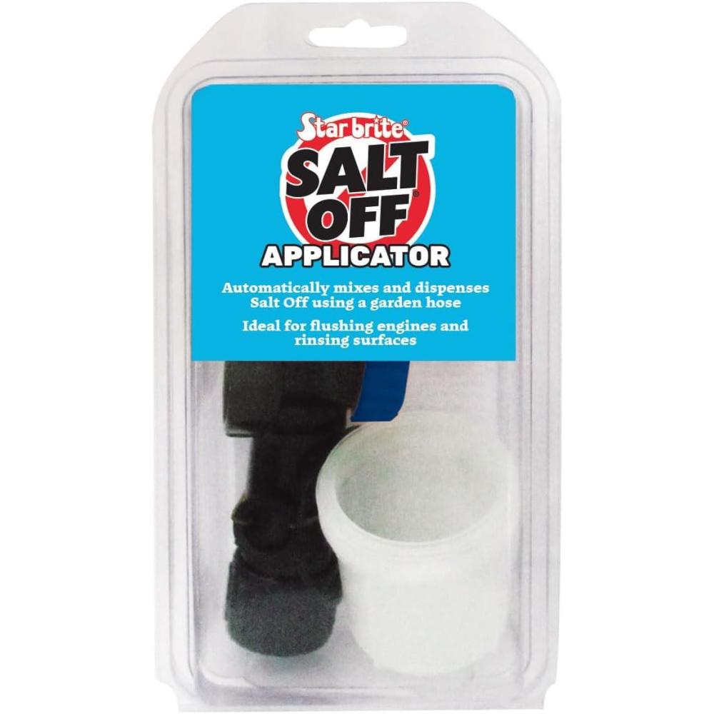 image:imageSTAR BRITE Salt Off Kit Applicator amp 32 OZ Concentrate for Marine Engine Flush amp Salt Removal on Boats Trailers Fishing Gear Dive Equipment and MoreMixerApplicator