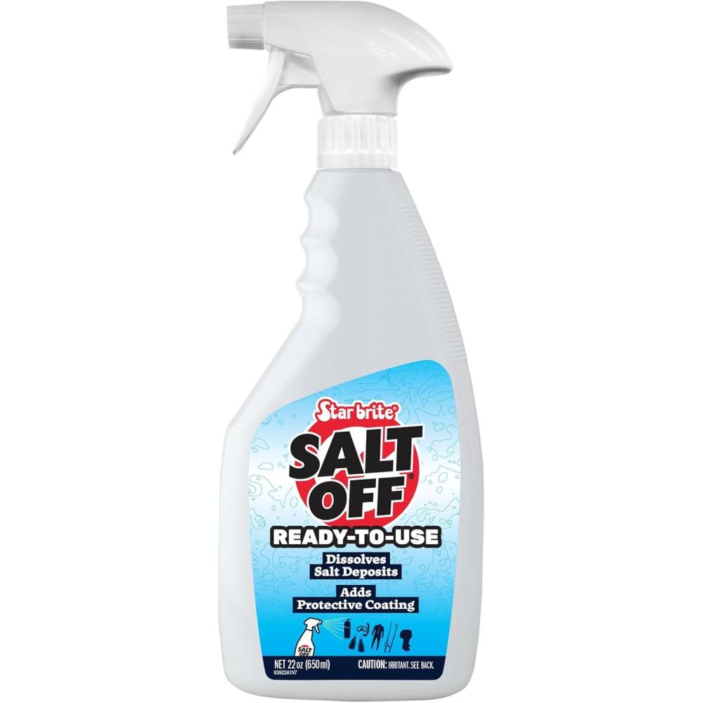 image:imageSTAR BRITE Salt Off Kit Applicator amp 32 OZ Concentrate for Marine Engine Flush amp Salt Removal on Boats Trailers Fishing Gear Dive Equipment and More22 Oz Spray