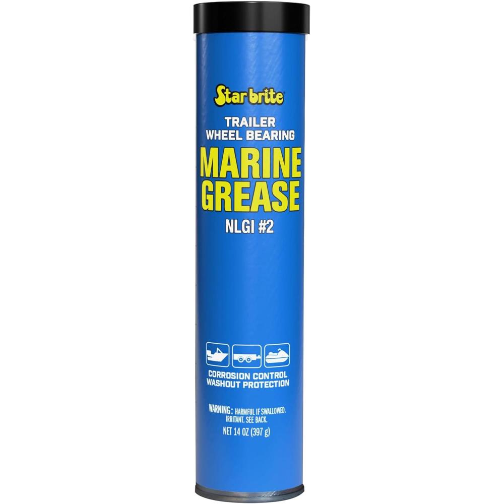 image:imageSTAR BRITE Trailer Wheel Bearing Grease NLG2 Advanced MarineGrade Protection Against Rust Corrosion amp Water Washout14 OZ Cartridge