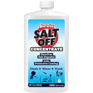 STAR BRITE Salt Off Kit – Applicator & 32 OZ Concentrate for Marine Engine Flush & Salt Removal on Boats, Trailers, Fishing Gear, Dive Equipment, and More(32 Oz Concentrate)