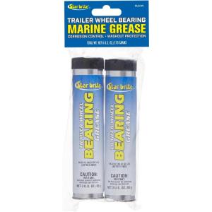 STAR BRITE Trailer Wheel Bearing Grease NLG#2 – Advanced Marine-Grade Protection Against Rust, Corrosion & Water Washout(3 OZ 2-Pack)