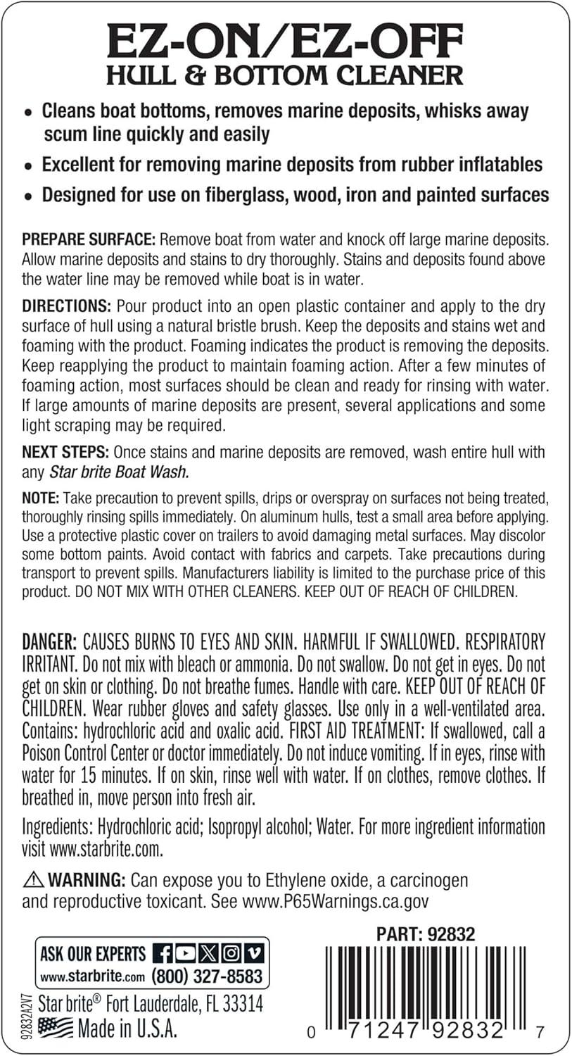 image:imageEZ On EZ Off Boat Bottom Hull Cleaner 32 oz