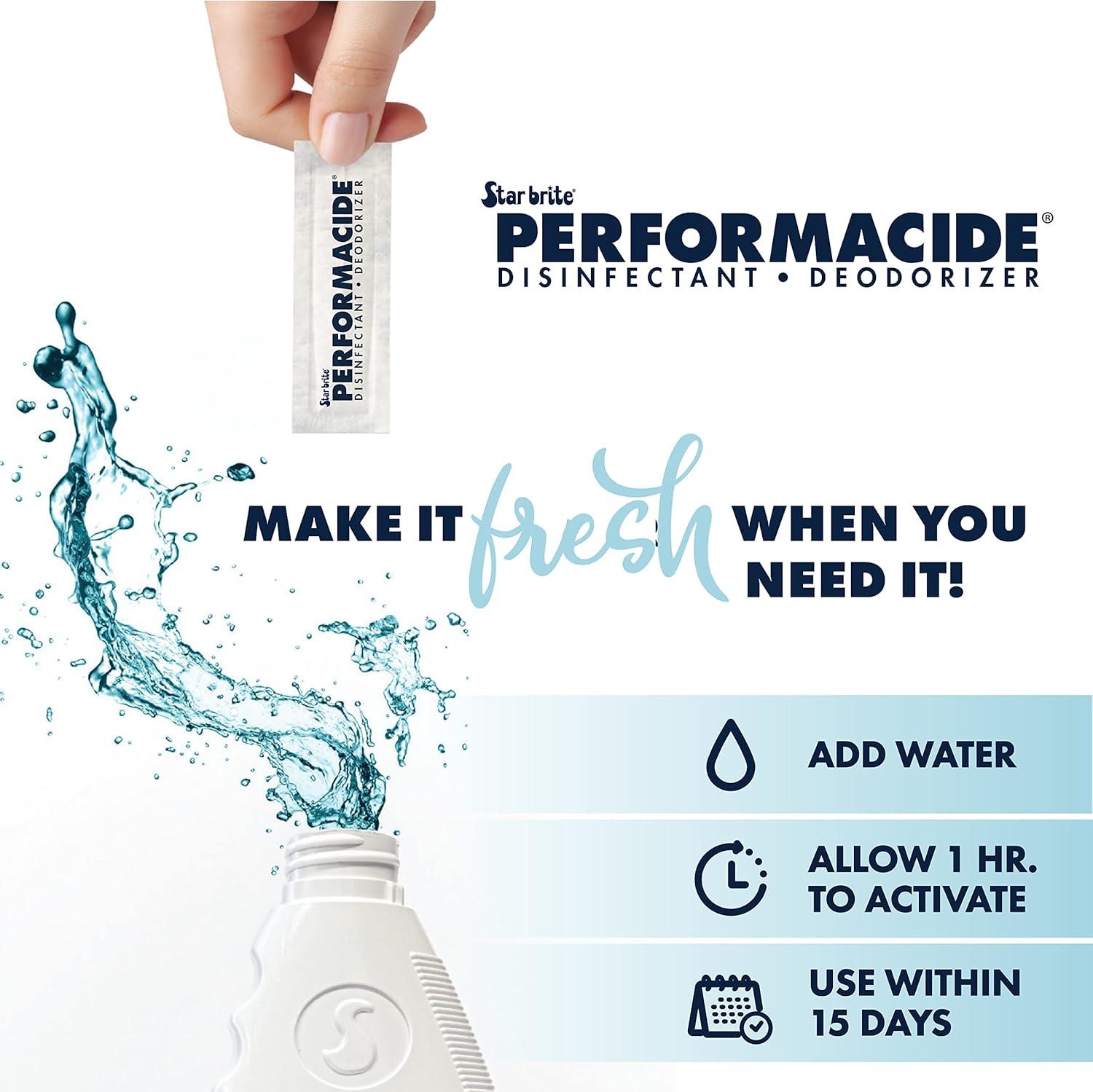image:imagePerformacide Disinfectant Kills COVID19 Virus in 30 Seconds No Rinse No Wipe No Residue Just Add Water 32 OZ Single Kit 10203232 OZ Starter Kit