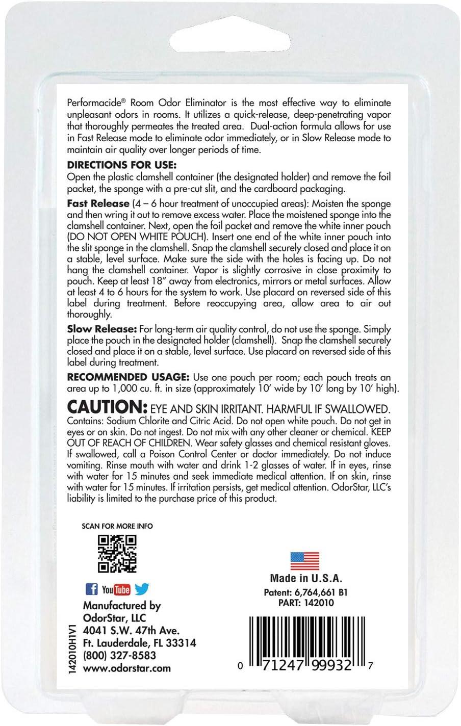 image:imagePerformacide Star Brite Room Odor Eliminator Fast Acting Vapor Technolgy 142010Room Odor Remover