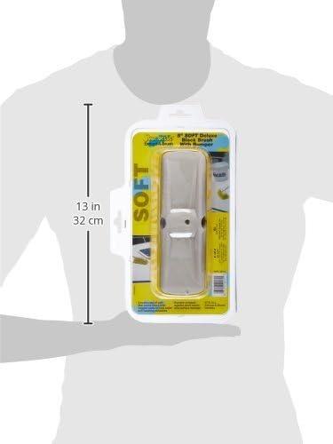 image:imageSTAR BRITE 8 Premium Cleaning Brush Synthetic Wood Block with HighDensity Star Prene Fibers for Smooth amp Painted Surfaces Fits Star brite ExtendABrush Handles Soft Bristle Yellow 040170Yellow