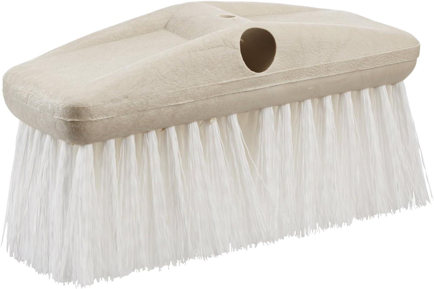 image:imageSTAR BRITE 8 Premium Cleaning Brush Synthetic Wood Block with HighDensity Star Prene Fibers for Smooth amp Painted Surfaces Fits Star brite ExtendABrush Handles Soft Bristle Yellow 040170White