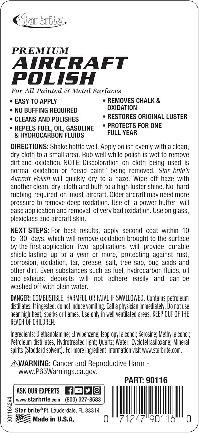 image:imageSTAR BRITE 90116 Aircraft Polish 16 fl oz
