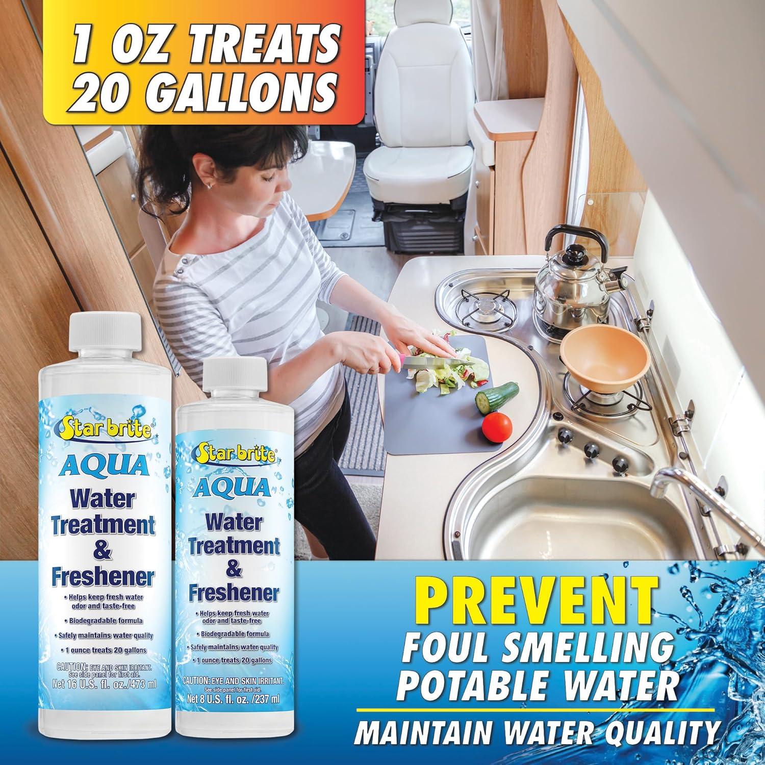 image:imageSTAR BRITE Aqua Water Freshener Treat amp Maintain Superior Fresh Tasting Drinking Water in Boats RVs amp Potable SystemsWater Treatment 8 OZ