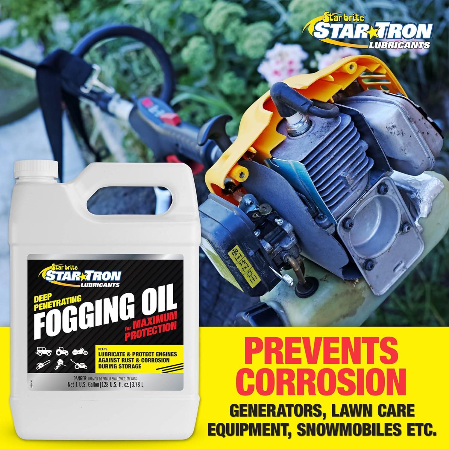 image:imageSTAR BRITE Fogging Oil Professional Grade Maximum Protection for All Engines in Seasonal or LongTerm Storage1 Gallon