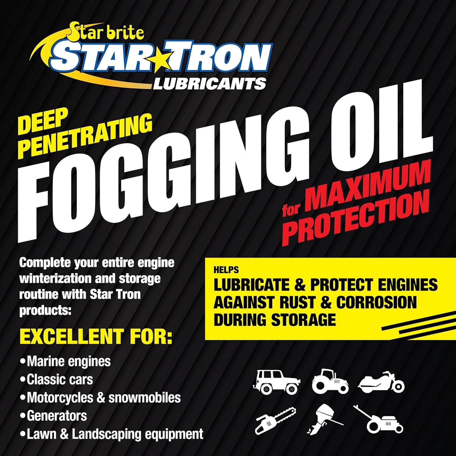 image:imageSTAR BRITE Fogging Oil Professional Grade Maximum Protection for All Engines in Seasonal or LongTerm Storage12 oz Spray