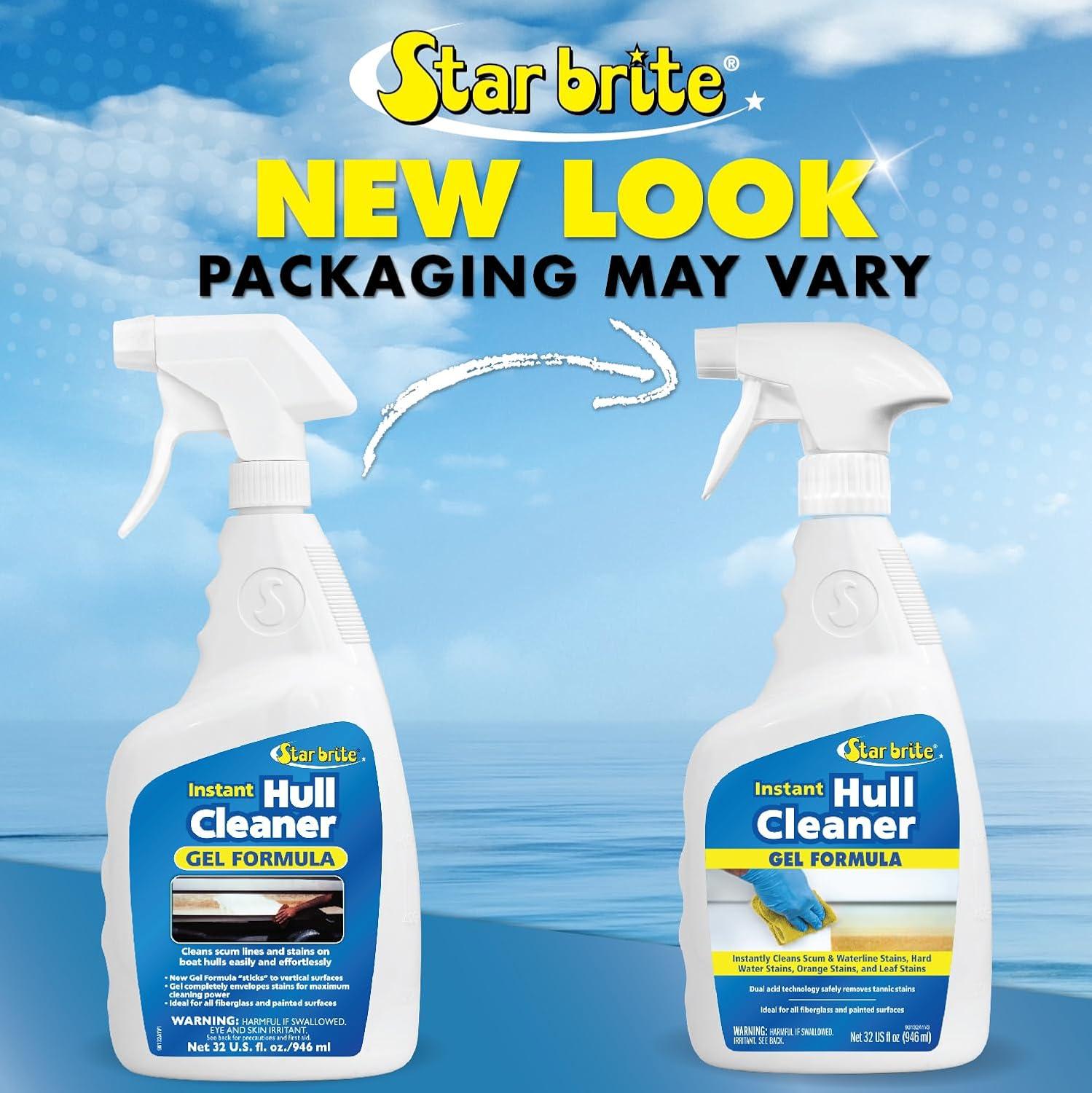 image:imageSTAR BRITE Instant Hull Cleaner 32 Oz Gel Spray Easily Remove Stains Scum Lines amp Grime on Boat Hulls Fiberglass Plastic amp Painted Surfaces Easy to Use Formula 09613232 Fl Oz Pack of 1