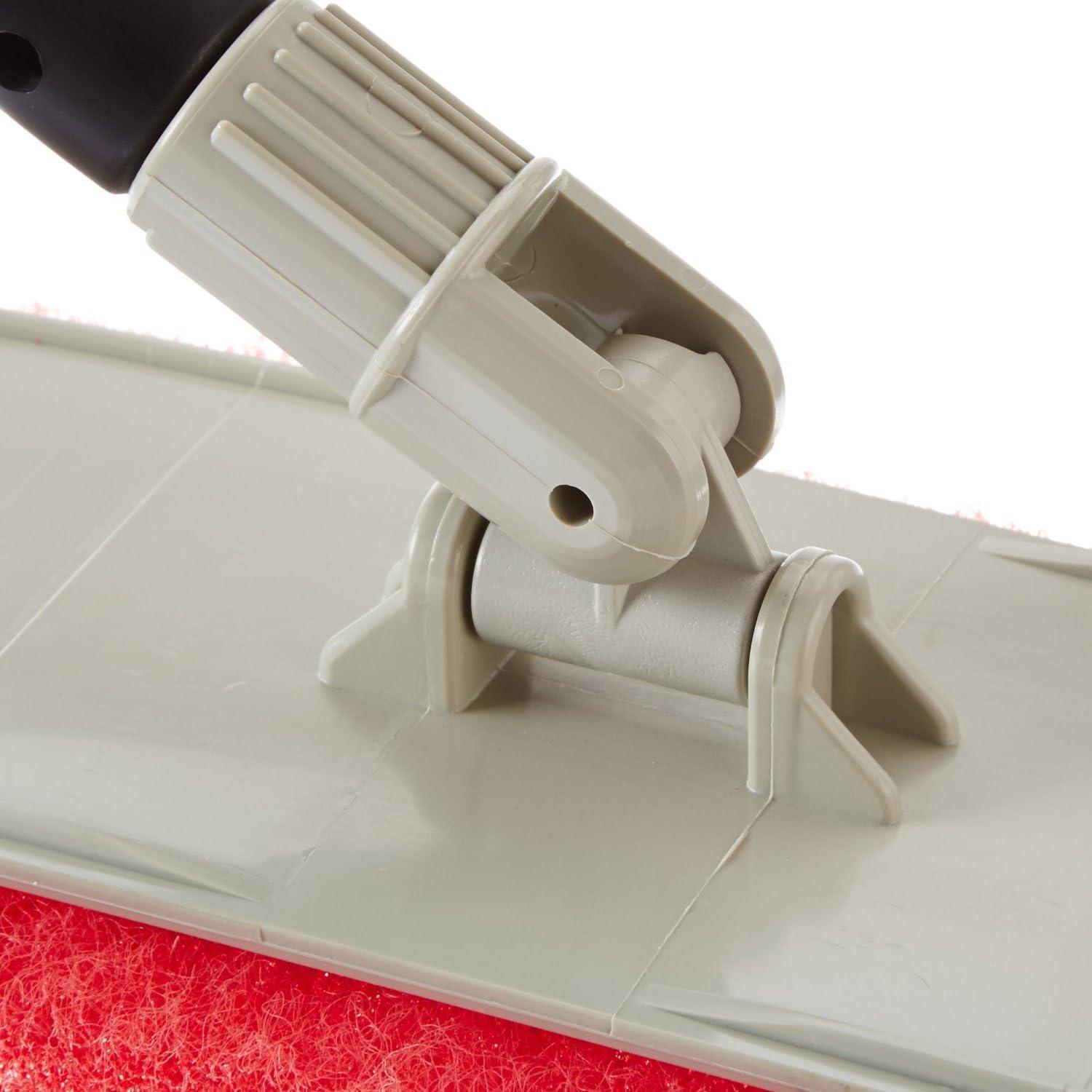 image:imageSTAR BRITE Large Scrub Pad with Flexible Head Scrubber Medium Texture Red Attach to Extension Handle for an Extra 310 of Reach 040124Flex Head Scrubber WRed Pad