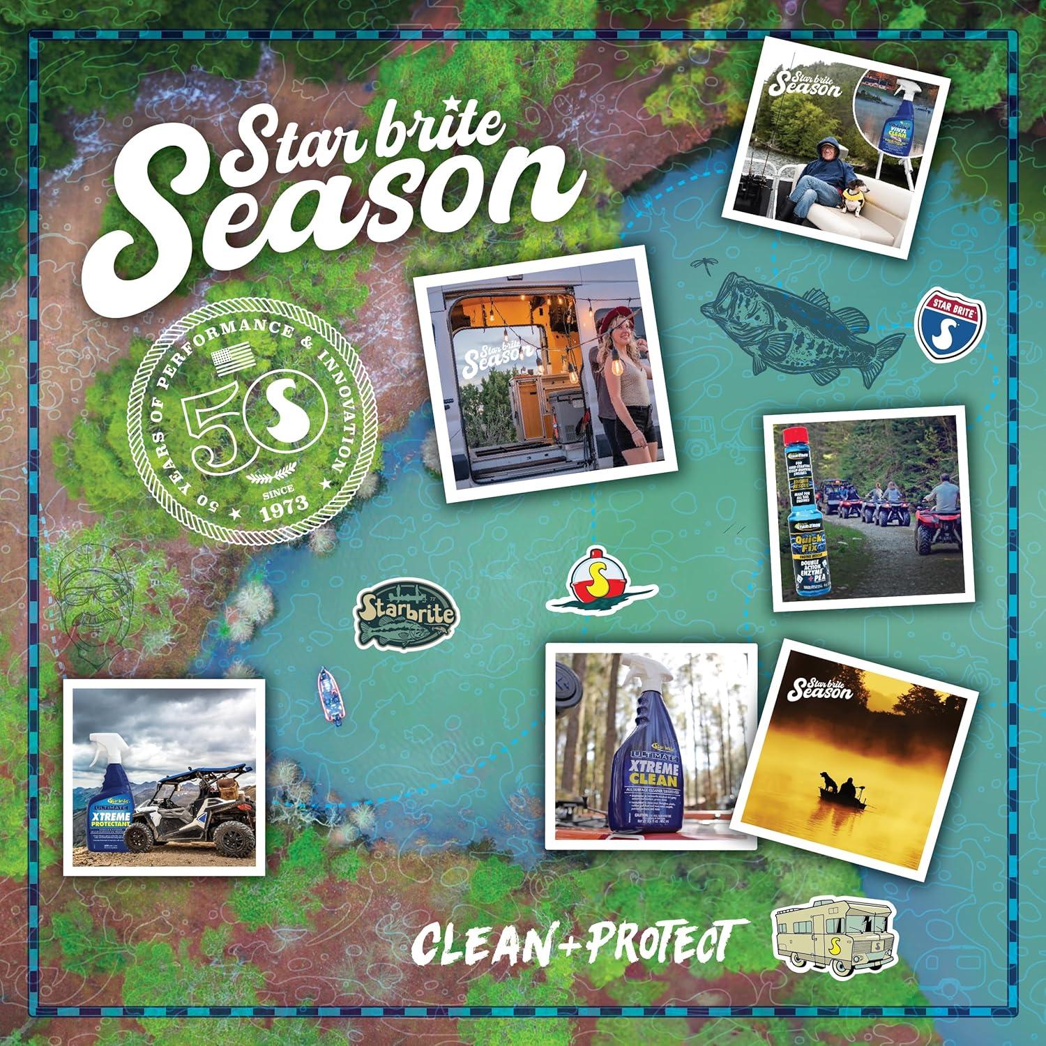 image:imageSTAR BRITE Marine Foam DeckPad Cleaner Designed for Use on EVA PE SeaDek DEKit MarineMat and More32 OZ