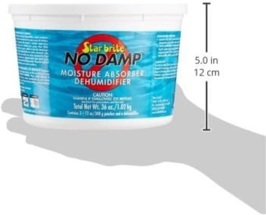 image:imageSTAR BRITE No Damp Moisture Absorber amp Dehumidifier Simple Portable Humidity Control for Boats RVs Seasonal Homes amp More Prevent Musty Odor amp Moisture Damage36 OZ Bucket