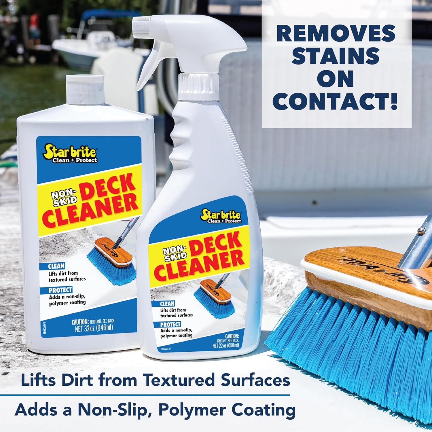 image:imageSTAR BRITE NonSkid Deck Cleaner amp Protectant Ultimate Boat Deck Wash Protects Against Future Stains amp UV Ideal for Fiberglass Vinyl Plastic Painted amp Metal Surfaces32 OZ Quart