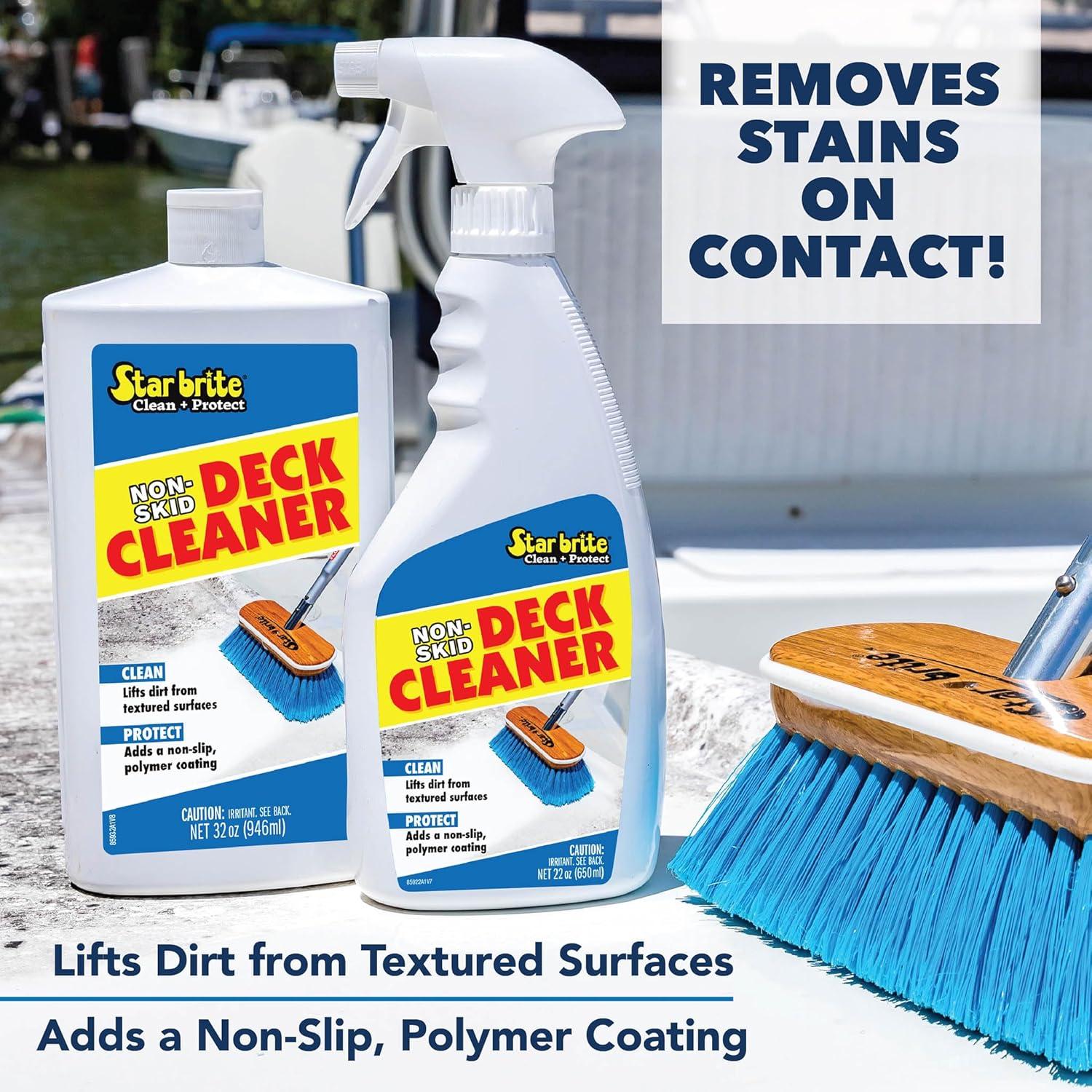 image:imageSTAR BRITE NonSkid Deck Cleaner amp Protectant Ultimate Boat Deck Wash Protects Against Future Stains amp UV Ideal for Fiberglass Vinyl Plastic Painted amp Metal Surfaces22 Oz Spray