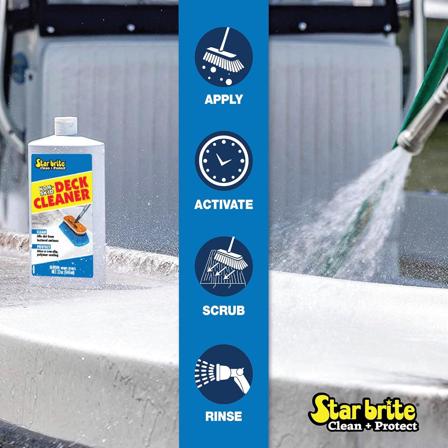 image:imageSTAR BRITE NonSkid Deck Cleaner amp Protectant Ultimate Boat Deck Wash Protects Against Future Stains amp UV Ideal for Fiberglass Vinyl Plastic Painted amp Metal Surfaces22 Oz Spray