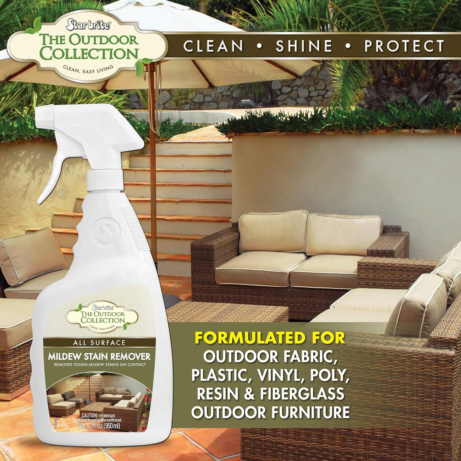 image:imageSTAR BRITE Outdoor Collection All Surface Mold Stain amp Mildew Stain Remover Spray Cleans amp Removes Stains on Contact 32 OZ Spray 054432128 OZ Stain Remover