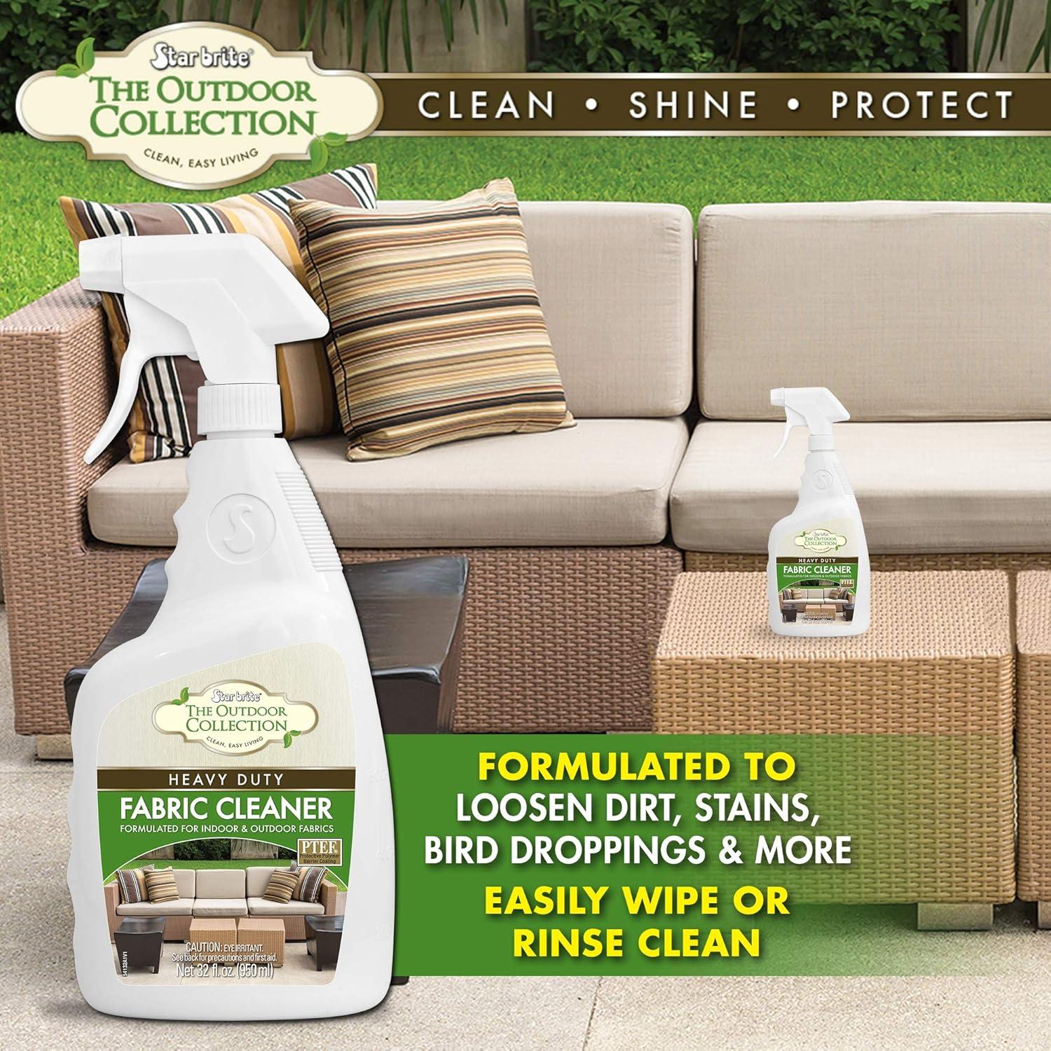 image:imageSTAR BRITE Outdoor Collection Fabric Cleaner Spray Ultimate Stain Remover for Outdoor amp Patio Fabrics 32 OZ 054132STAR BRITE