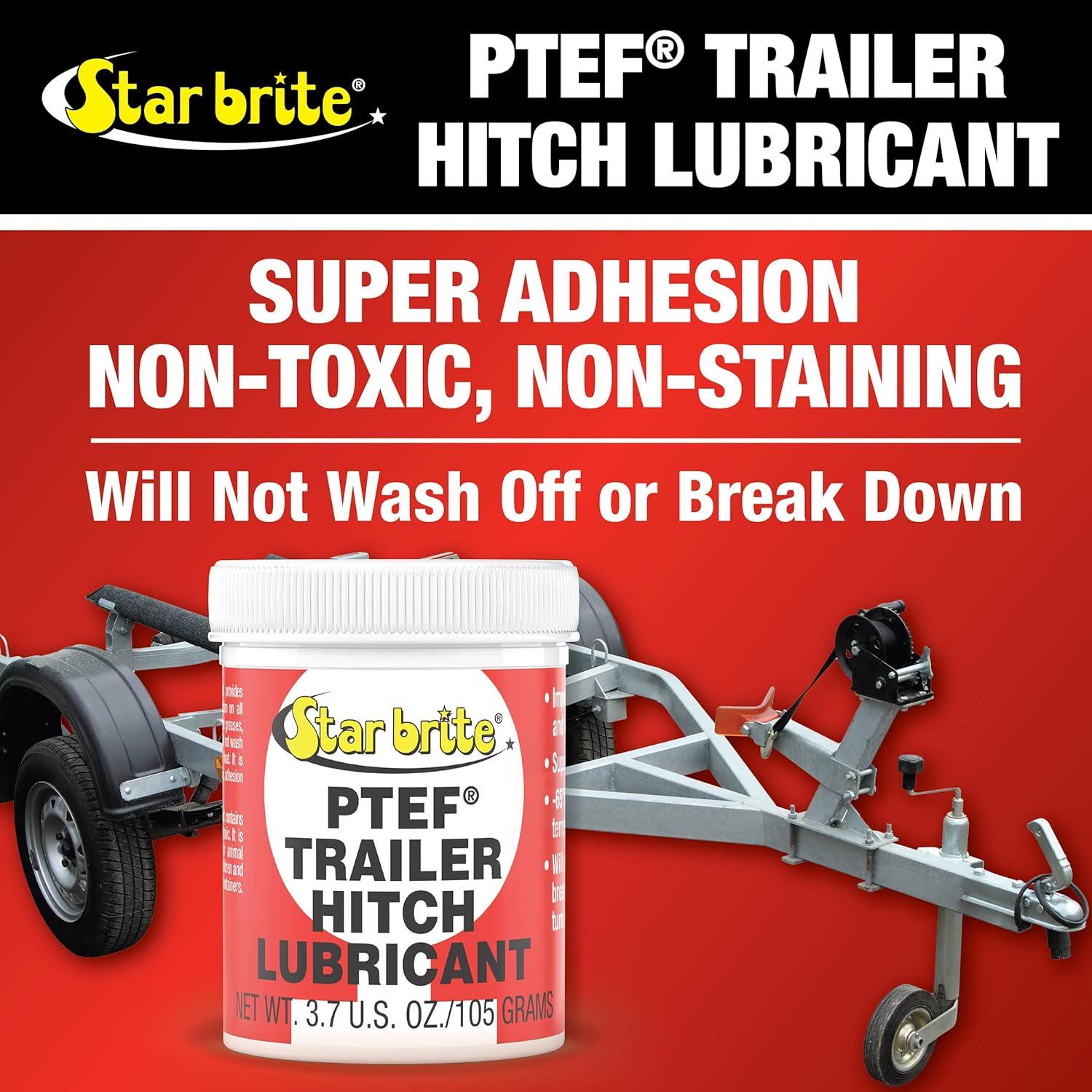 image:imageSTAR BRITE PTEF Trailer Hitch Lubricant AllWeather Protection for Trailer Hitches Rust amp Corrosion Resistant Super Adhesion amp HighTemperature Stability 4 OZ 085804