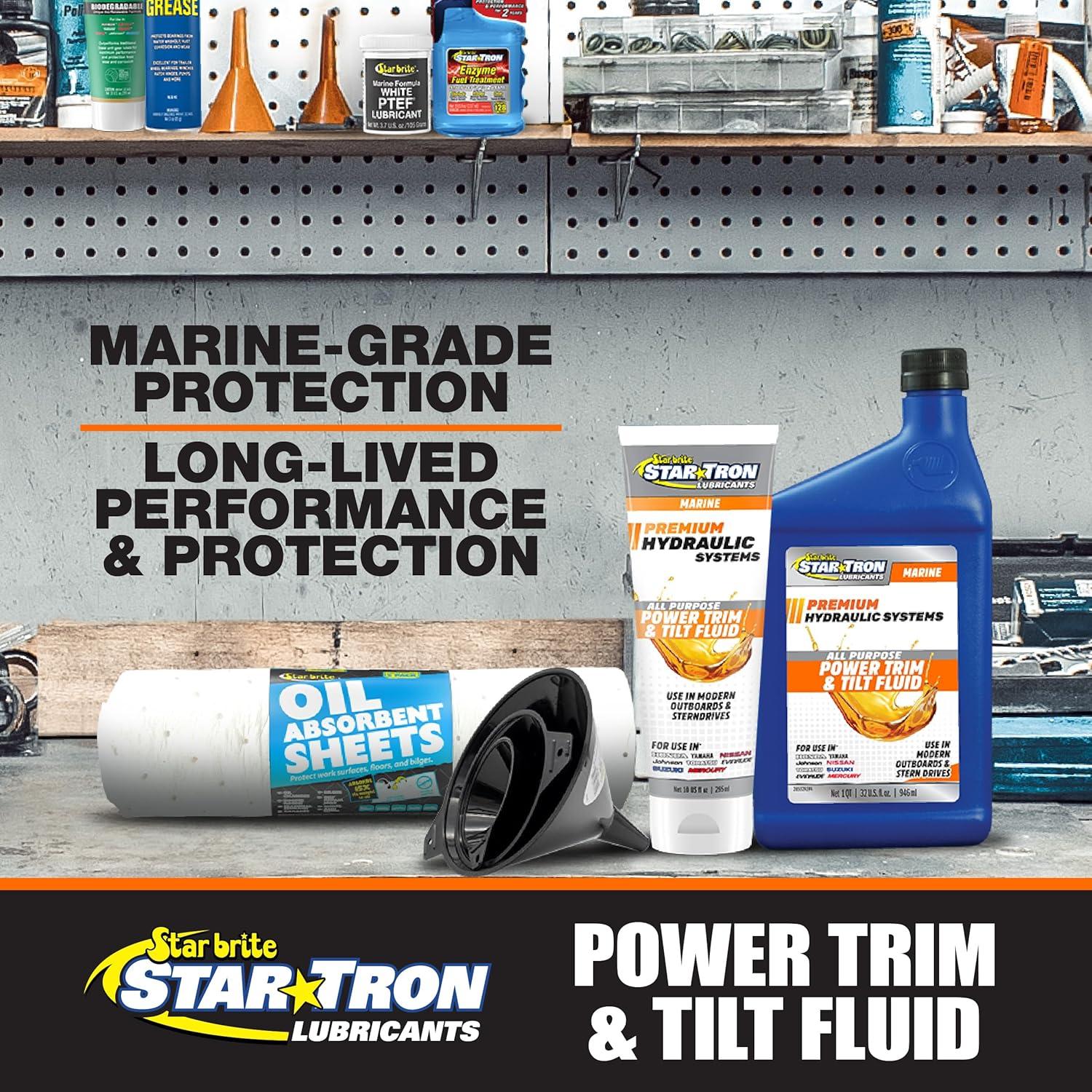 image:imageSTAR BRITE Power Trim amp Tilt Fluid Formulated for Maximum Pump and Seal Life With Special AntiWear AntiFoam Additives Superior Lubrication Additives and Corrosion Inhibitors32 Oz