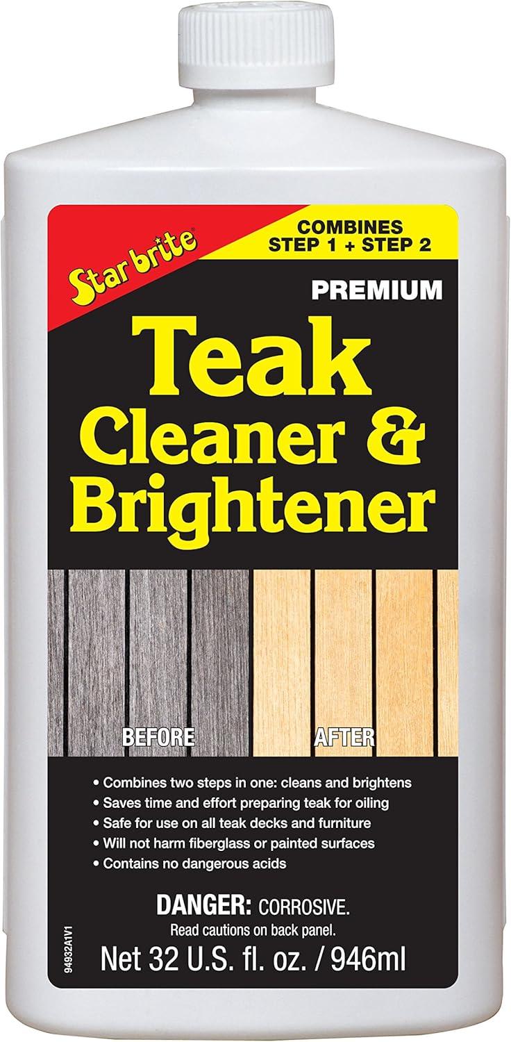 image:imageSTAR BRITE Premium Golden Teak Oil 16 Oz Sealer Preserver amp Finish for Outdoor Teak amp Other Fine Woods 085116PW16 Ounce