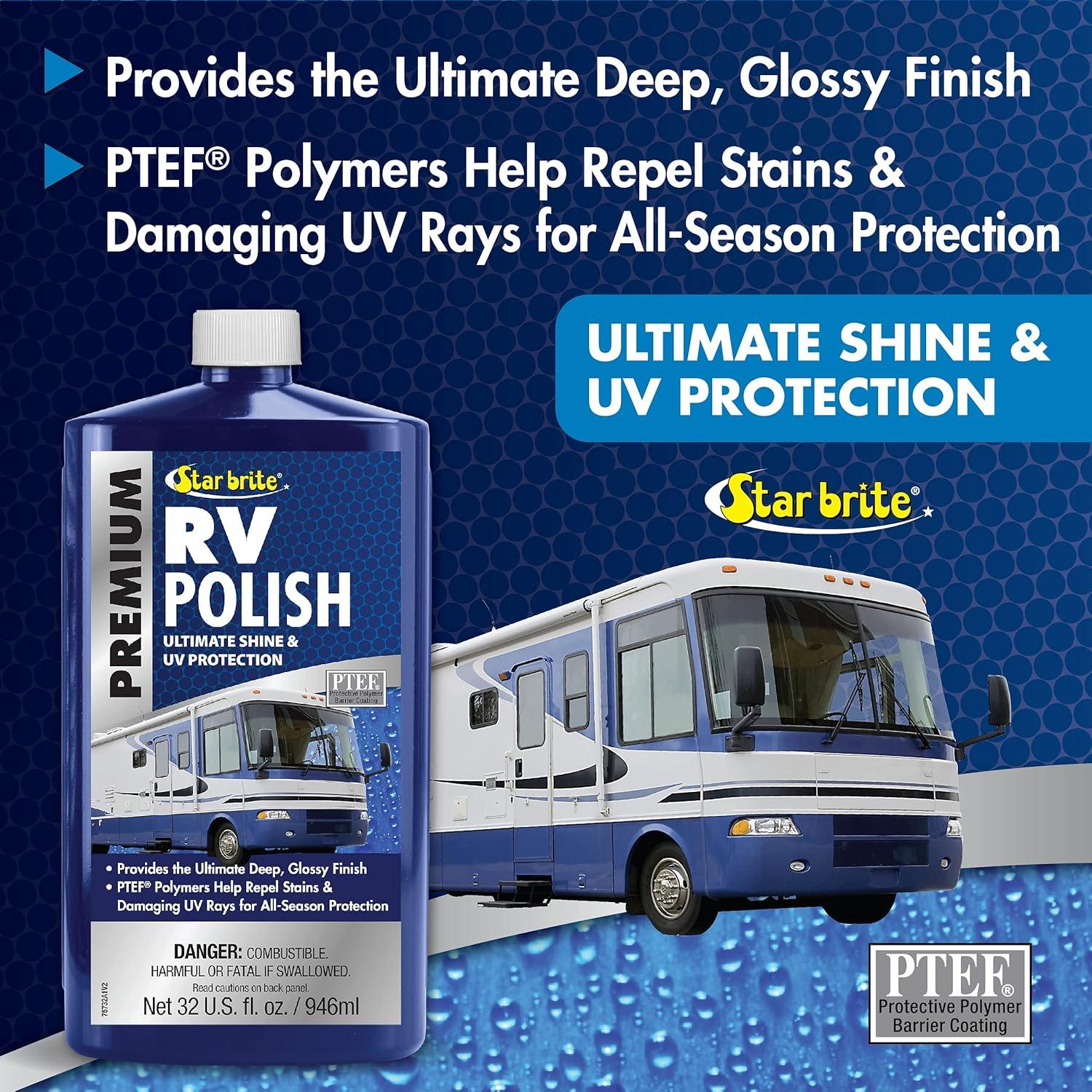 image:imageSTAR BRITE Premium RV Polish Ultimate Protection for Fiberglass Painted Surfaces amp Metals 32 OZ 075732PW