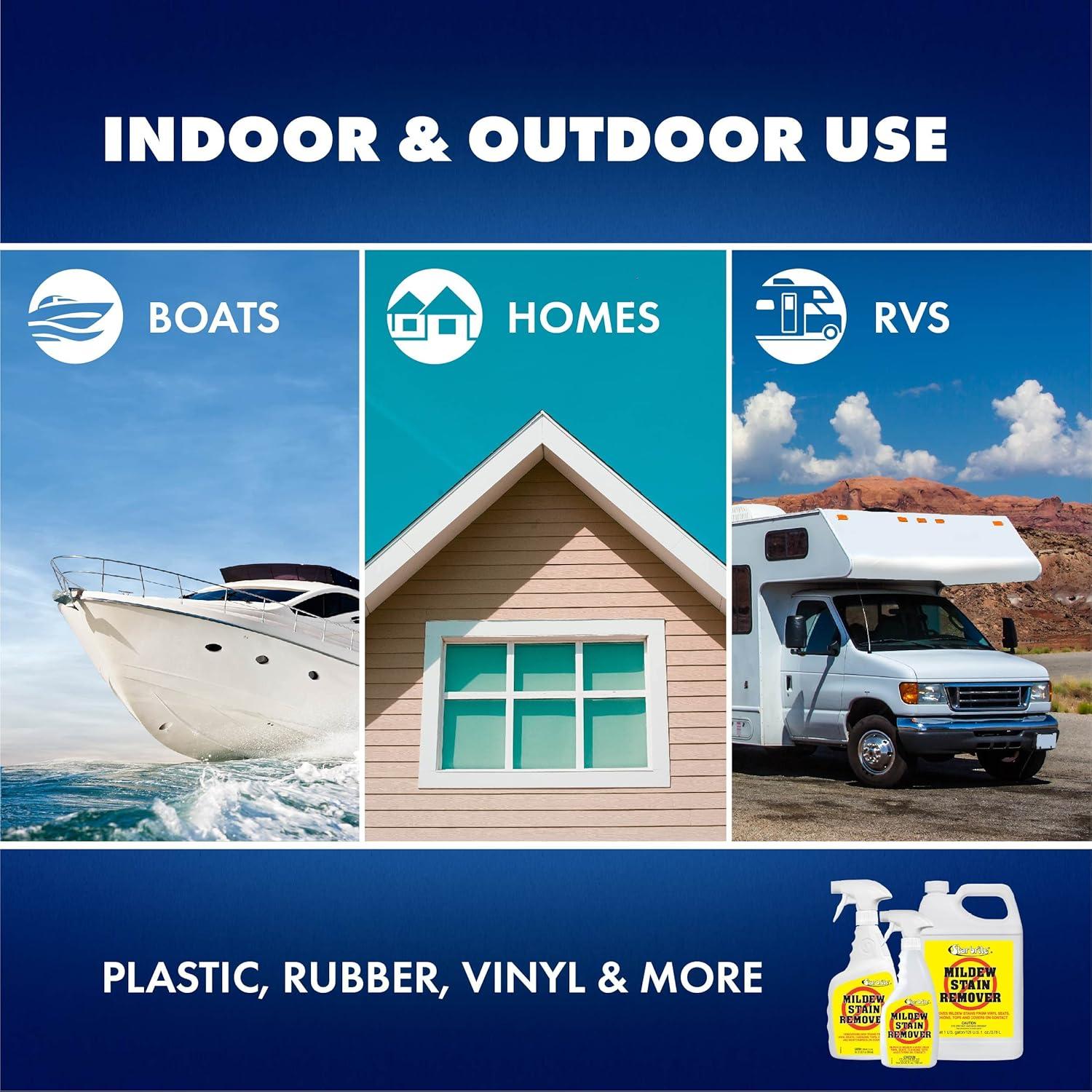 image:imageSTAR BRITE ProfessionalGrade Mildew amp Mold Stain Remover Cleaner Instant Contact Stain Removal Ideal for Marine amp Outdoor Upholstery32 Oz Spray