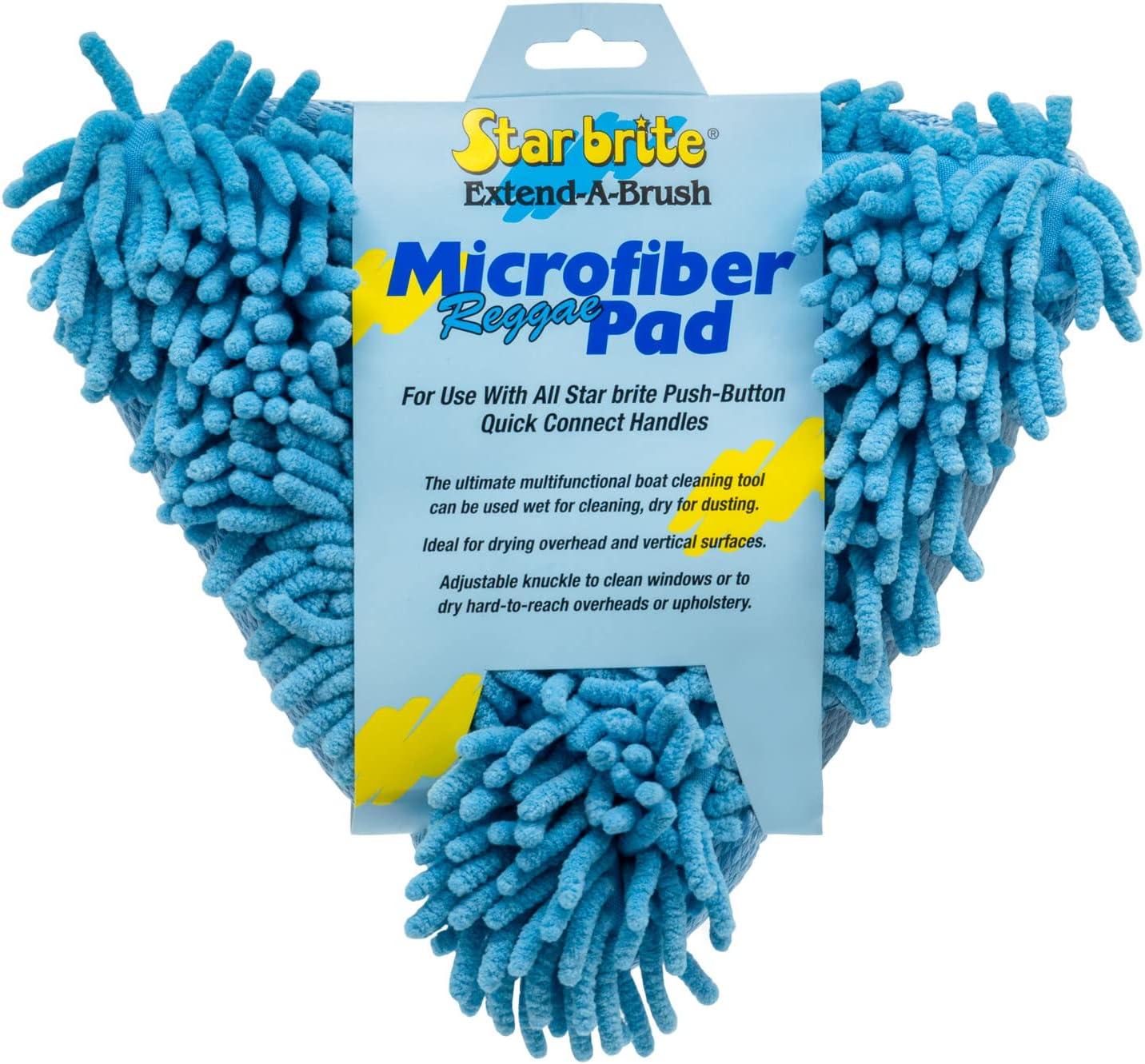 image:imageSTAR BRITE Reggae WetDry Pad Super Absorbent Microfiber for Boat Car amp RV ScratchFree Cleaning with Articulated Base 040128Large Pack of 1