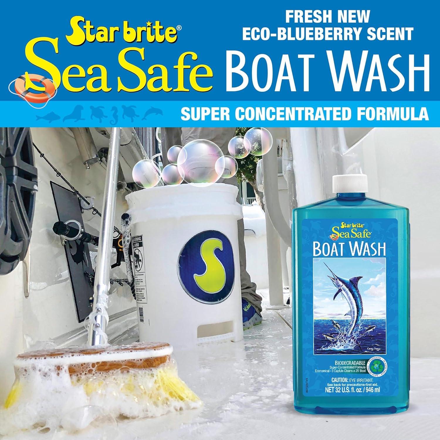 image:imageSTAR BRITE Sea Safe Boat Wash Super Concentrated Formula Gently Removes Dirt Grime and Salt Without Stripping Wax or Polish Designed for Use on All Boat Surfaces