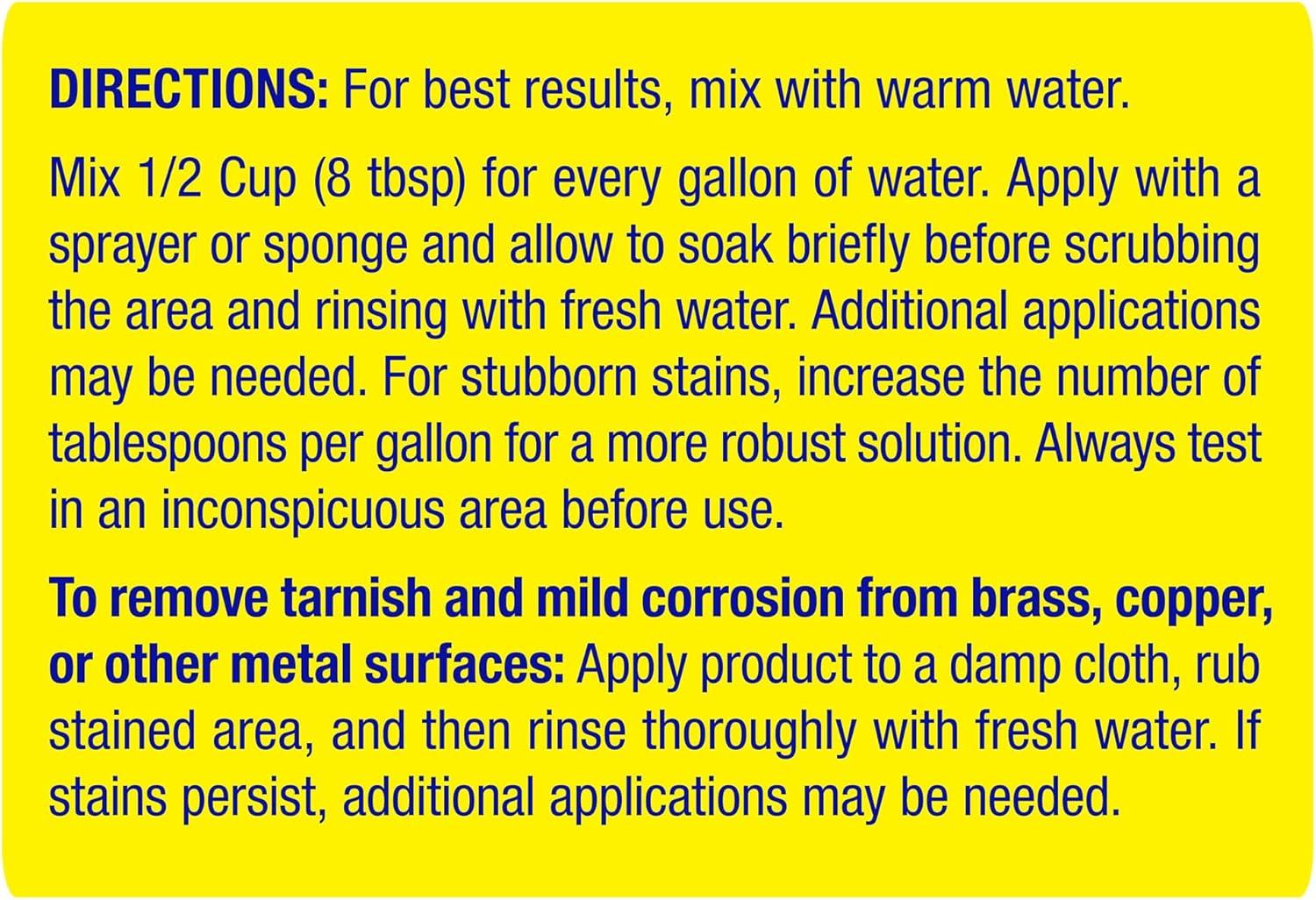 image:imageSTAR BRITE Stain Remover Concentrate Makes 5 Gallons Removes Tarnish Rust and Tough Stains on Fiberglass Metal Wood Cement Tile Decks and More