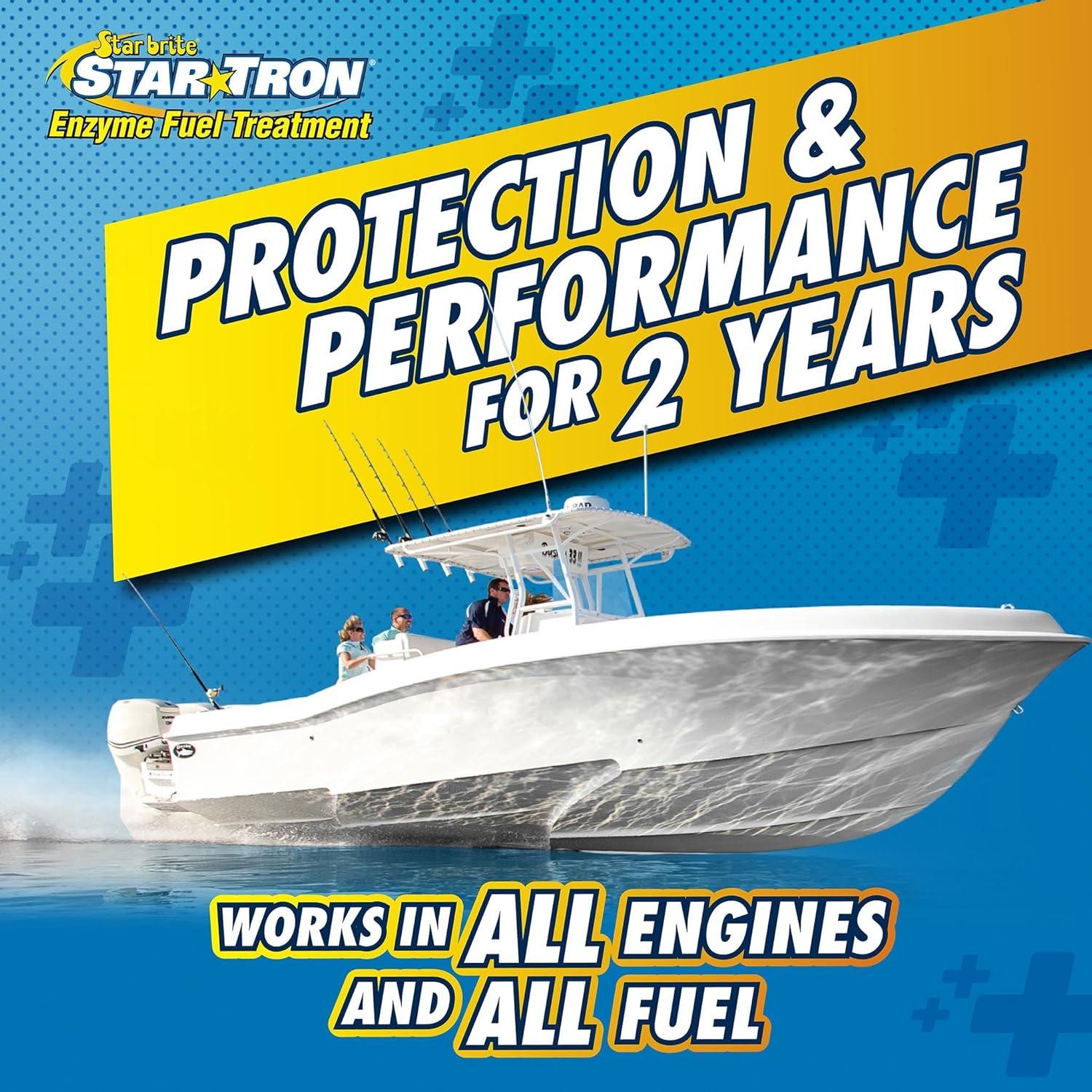 image:imageSTAR BRITE Star Tron Enzyme Fuel Treatment Concentrated Formula 32 Fl Oz Treats up to 512 Gallons Fuel Stabilizer amp Treatment Gasoline Stabilizer Star Tron Marine Enzyme Fuel Treatment16 Oz Treats 256 Gallons