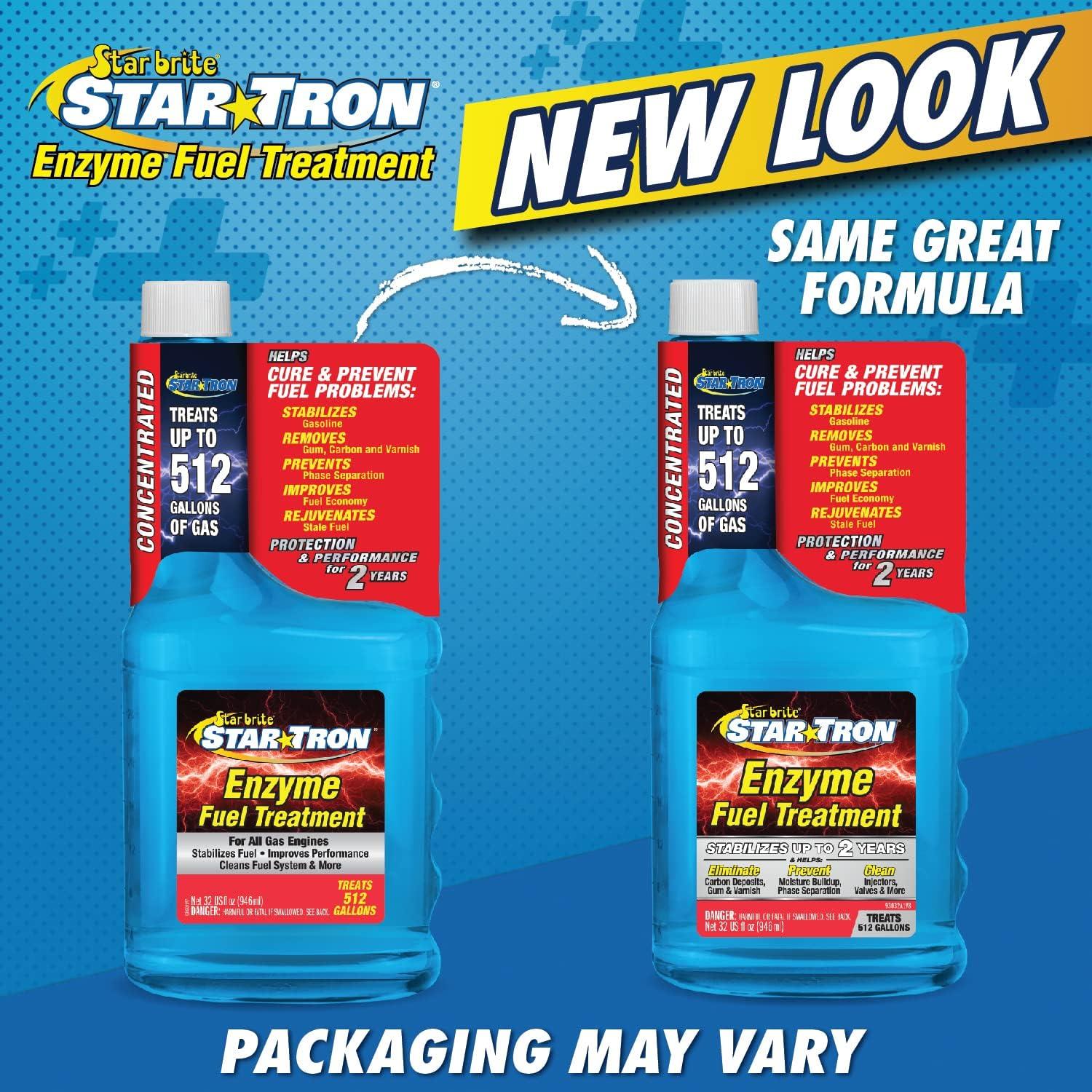 image:imageSTAR BRITE Star Tron Enzyme Fuel Treatment Concentrated Gasoline Formula 1 oz Treats 16 Gallons 32 OZ 09303232 Fl oz Standard Packaging