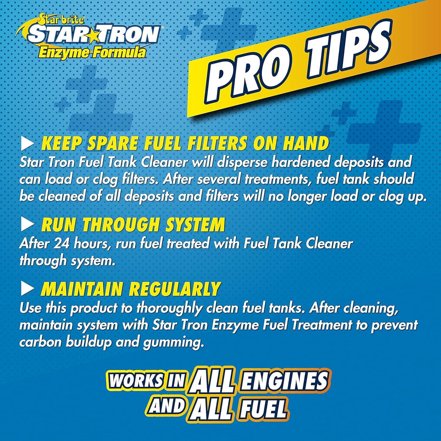 image:imageSTAR BRITE Star Tron Fuel Tank Cleaner Remove Sludge Varnish amp Other Deposits Rejuvenate Old Stale Fuel Concentrated Formula Works In Gas Tanks amp Diesel Tanks 1 GAL 093600128 Ounce