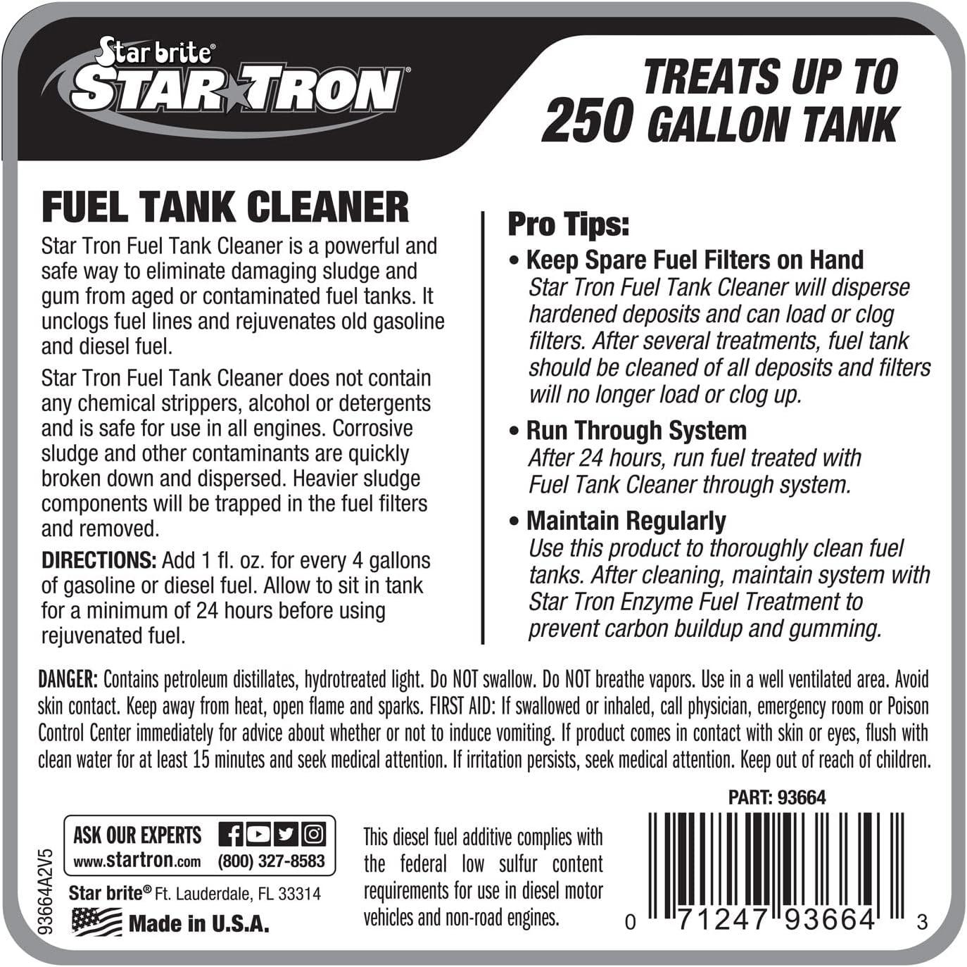 image:imageSTAR BRITE Star Tron Fuel Tank Cleaner Remove Sludge Varnish amp Other Deposits Rejuvenate Old Stale Fuel Concentrated Formula Works In Gas Tanks amp Diesel Tanks 1 GAL 09360064 Ounce