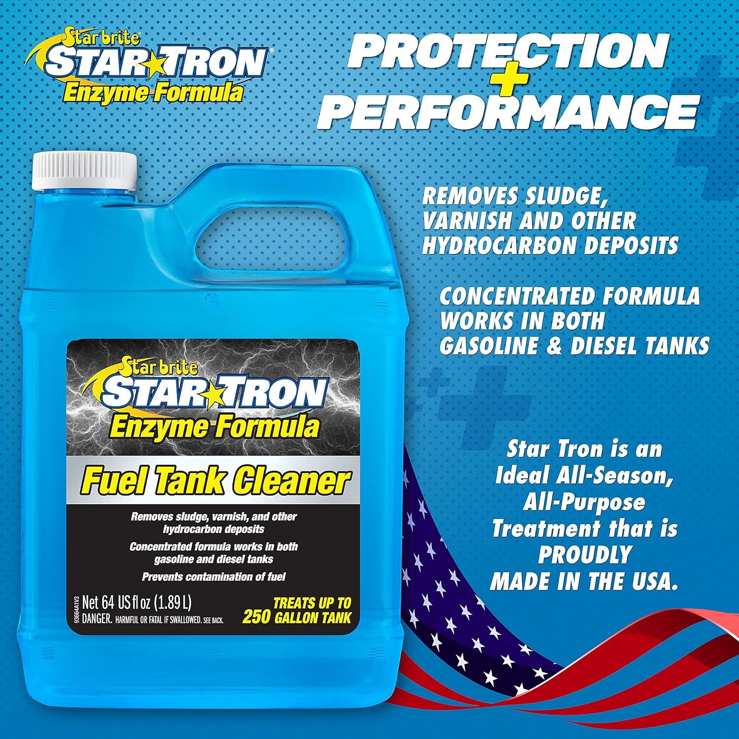 image:imageSTAR BRITE Star Tron Fuel Tank Cleaner Remove Sludge Varnish amp Other Deposits Rejuvenate Old Stale Fuel Concentrated Formula Works In Gas Tanks amp Diesel Tanks 1 GAL 093600128 Ounce