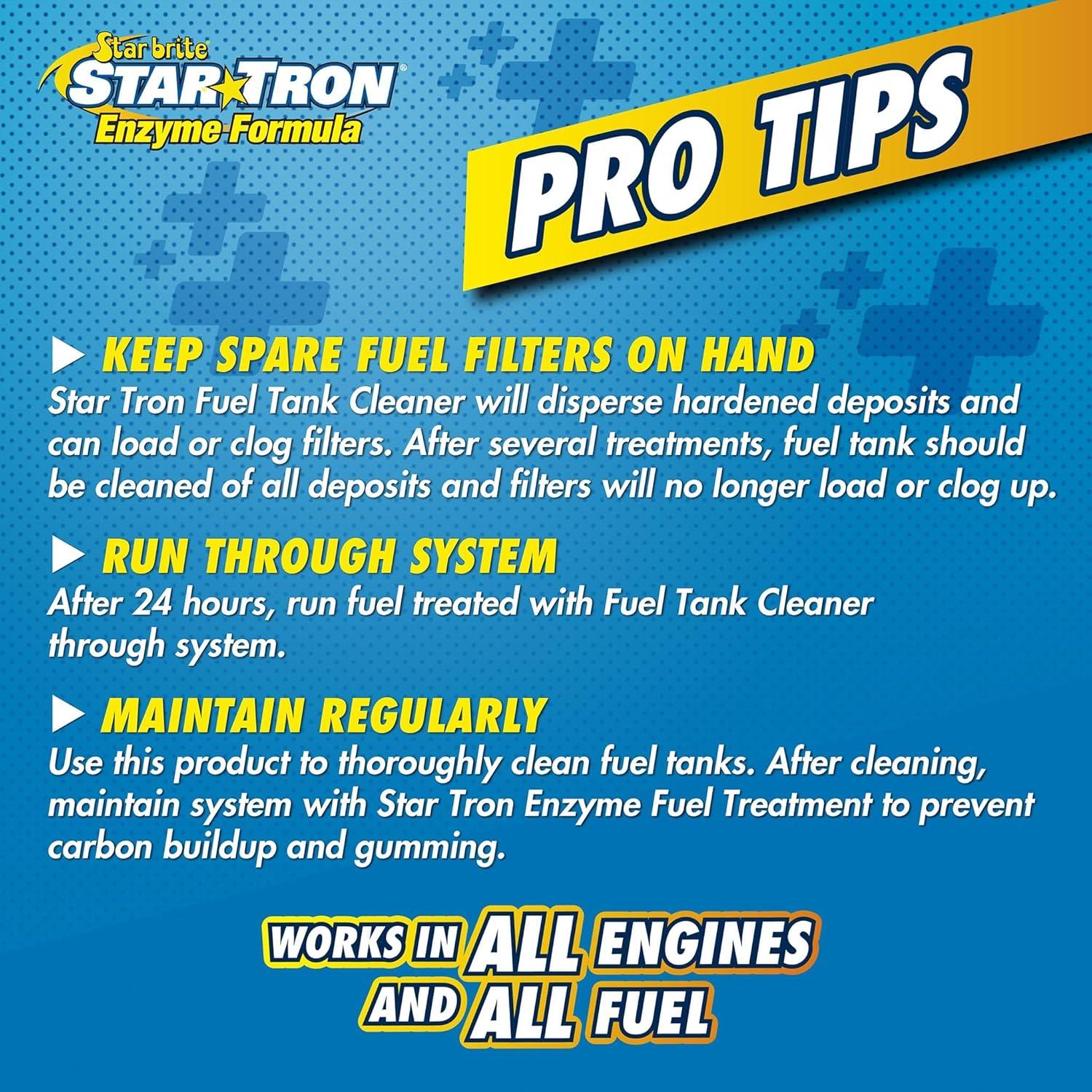 image:imageSTAR BRITE Star Tron Fuel Tank Cleaner Remove Sludge Varnish amp Other Deposits Rejuvenate Old Stale Fuel Concentrated Formula Works In Gas Tanks amp Diesel Tanks 1 GAL 09360064 Ounce