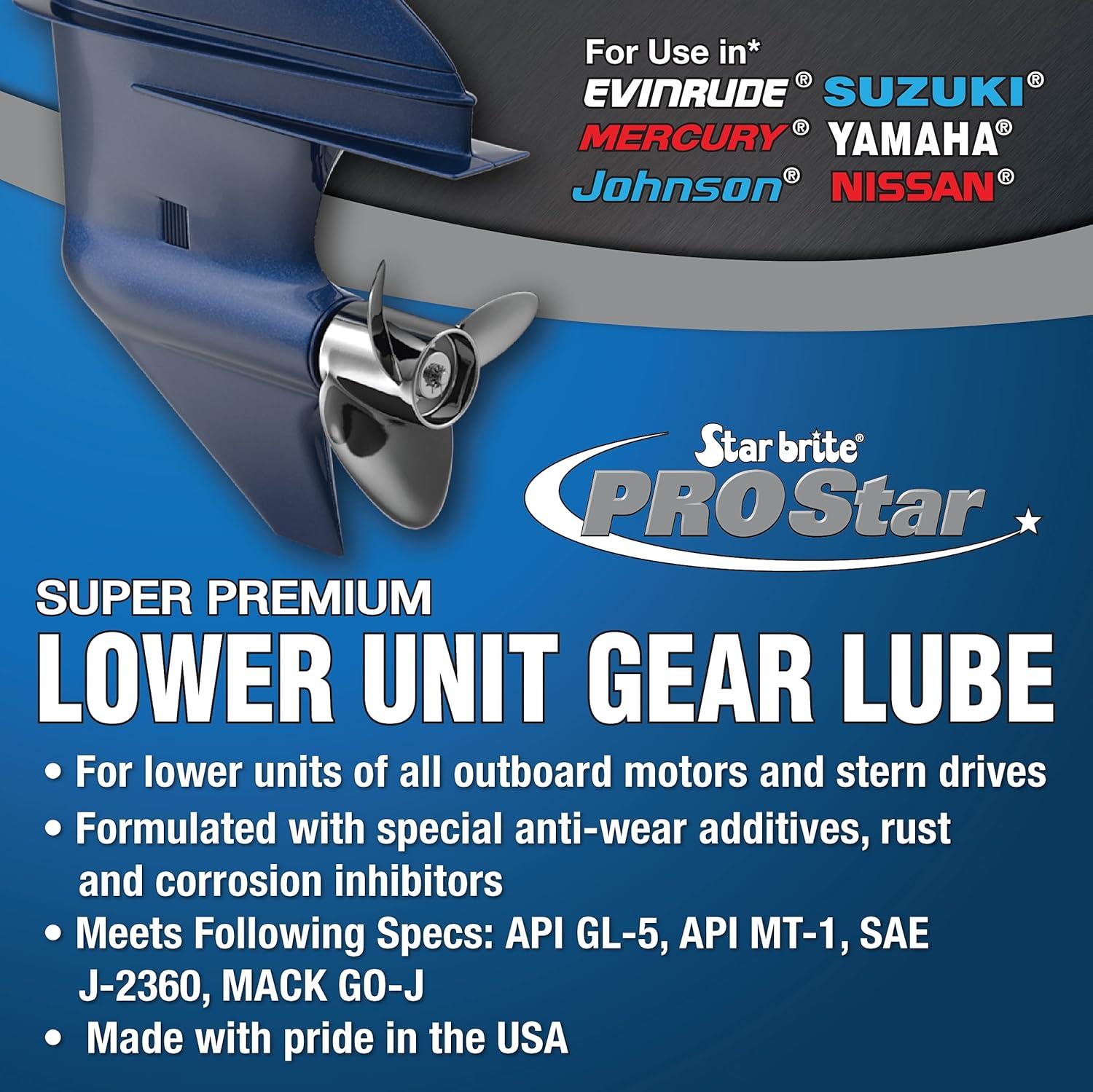 image:imageSTAR BRITE Star Tron Premium Full Synthetic Gear Lube SAE 75W90 MarineGrade API GL5 Certified10 Oz Tube