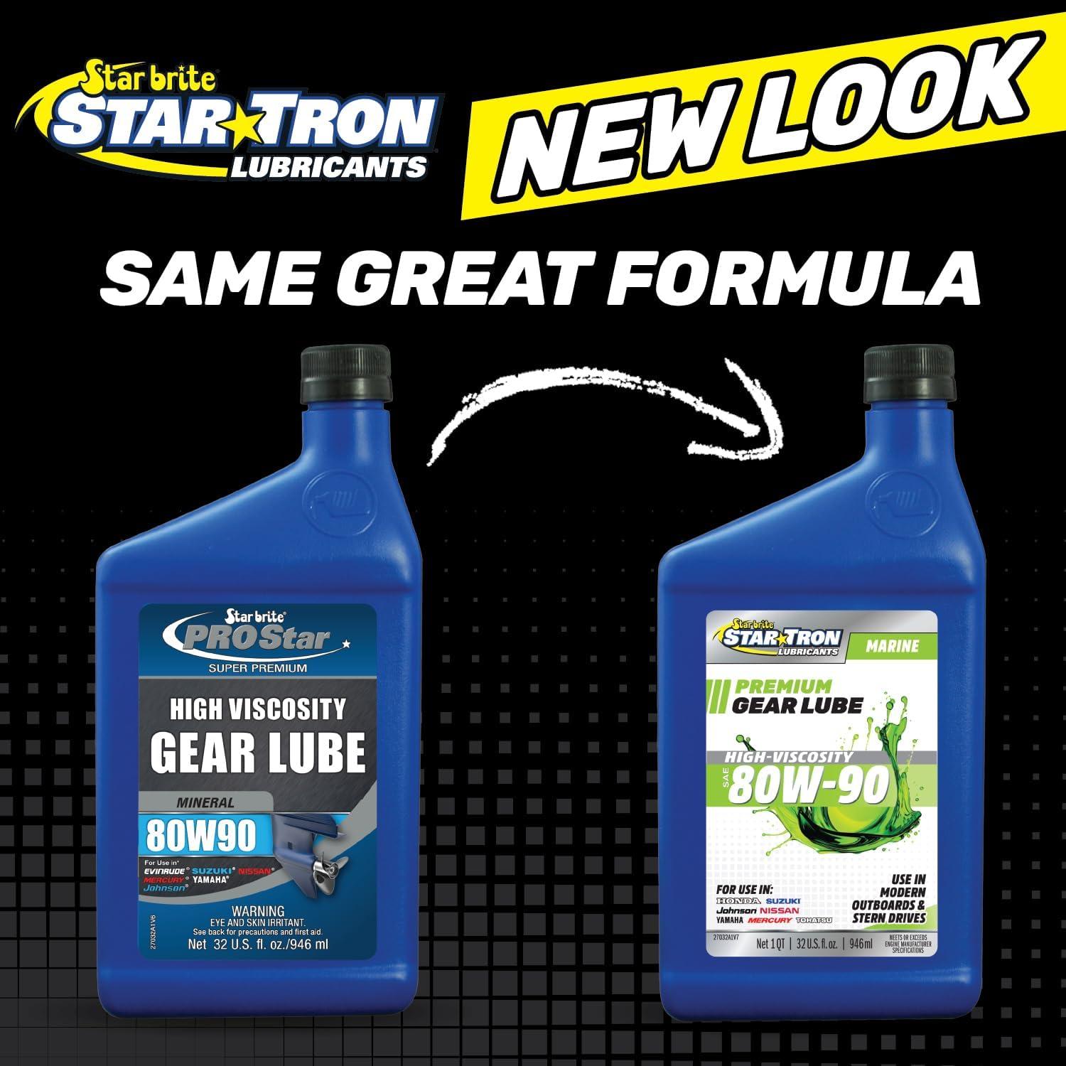 image:imageSTAR BRITE Star Tron Premium Full Synthetic Gear Lube SAE 75W90 MarineGrade API GL5 Certified32 Oz Quart